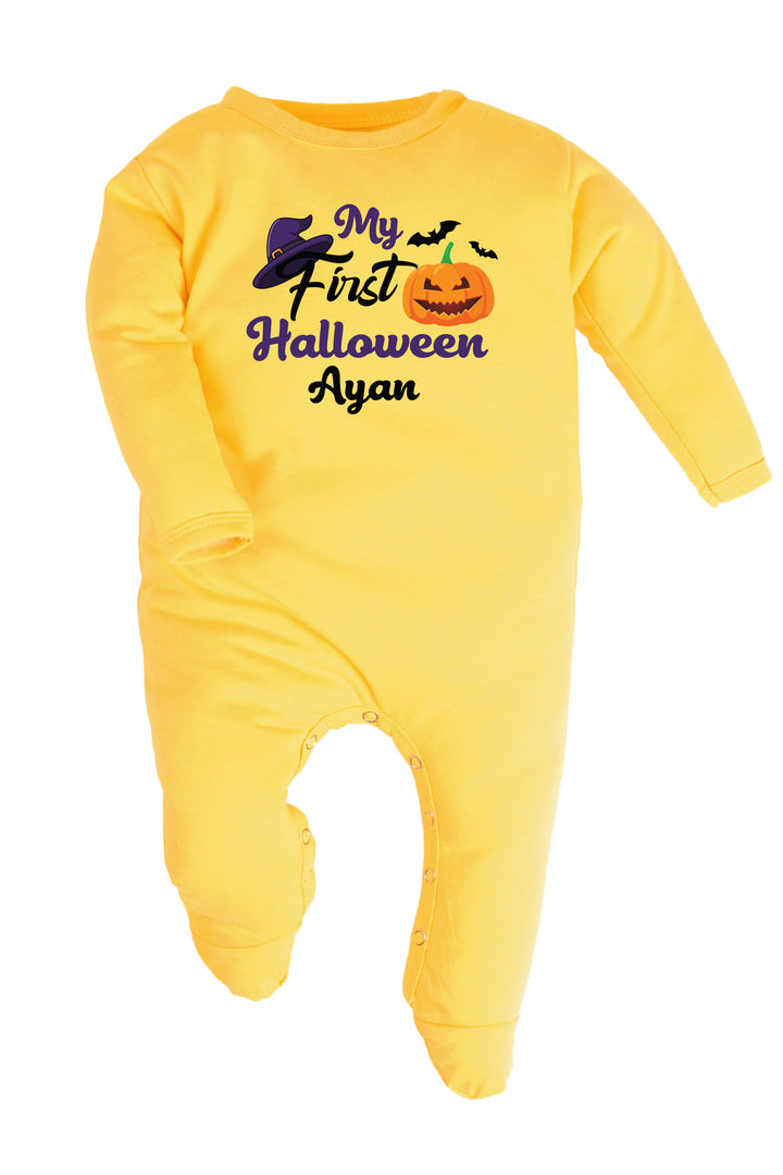 My First Halloween Baby Romper | Onesies w/ Custom Name