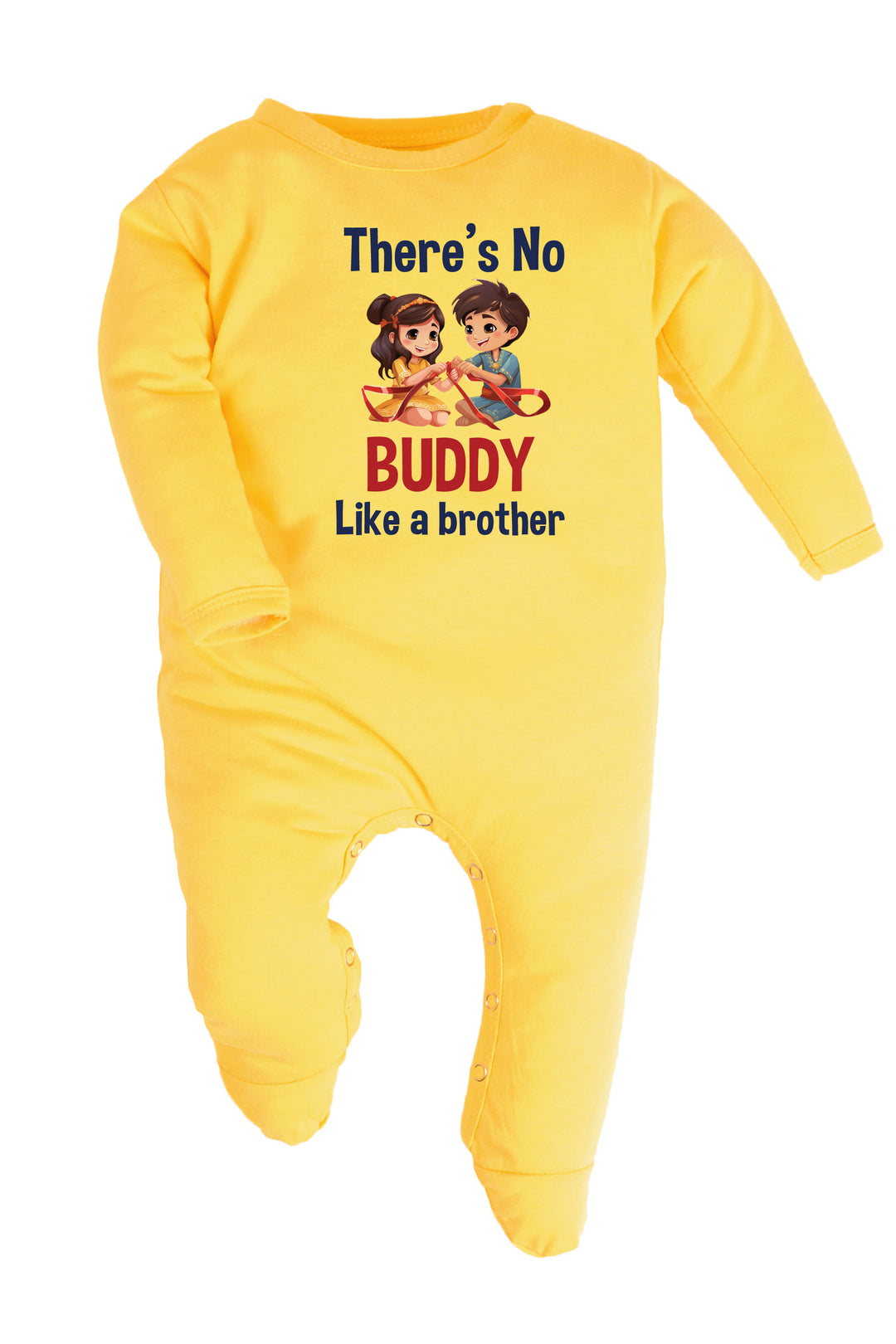 There's No Buddy Like a Brother Baby Romper | Onesies