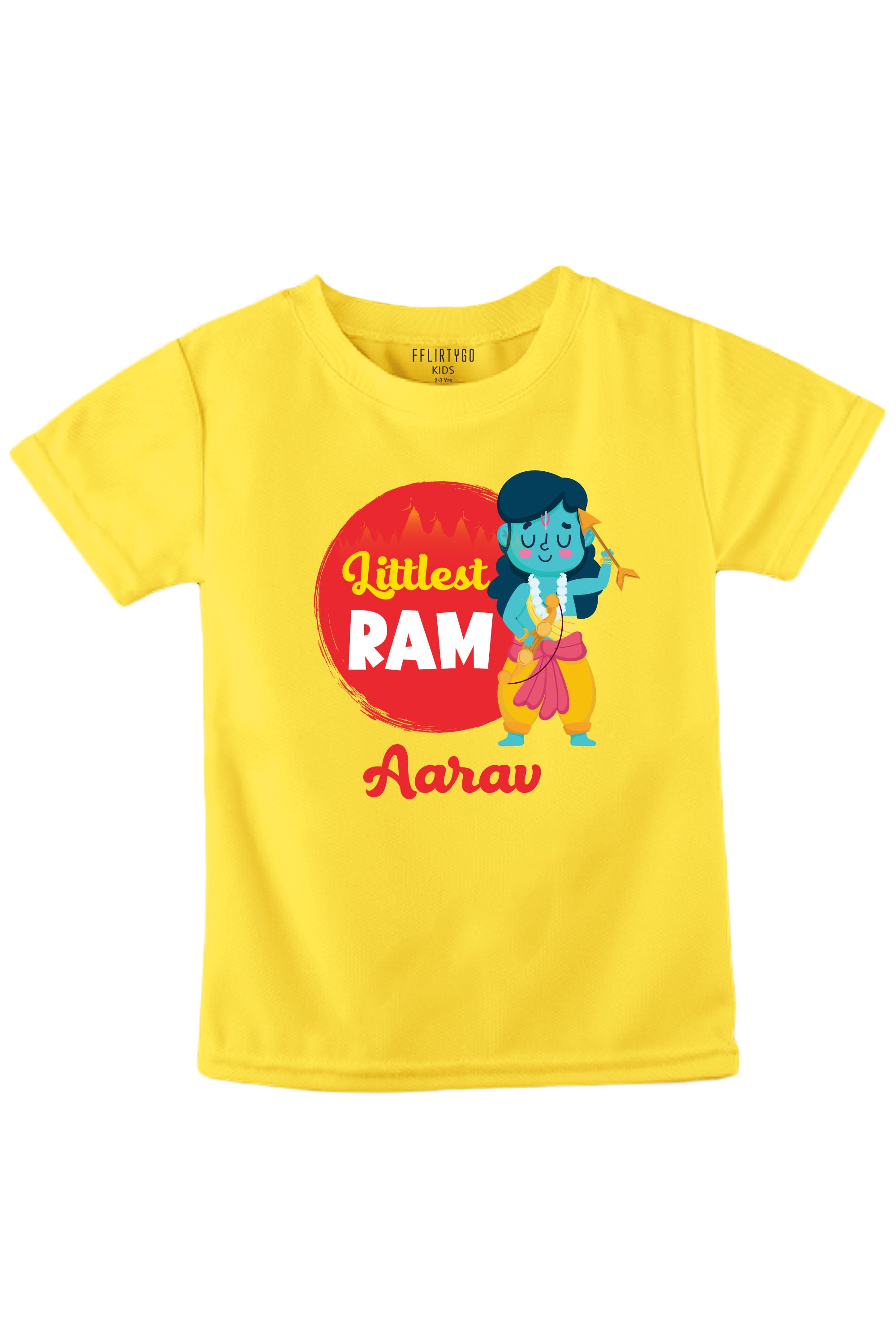 Littlest Ram Kids T Shirt w/ Custom Name