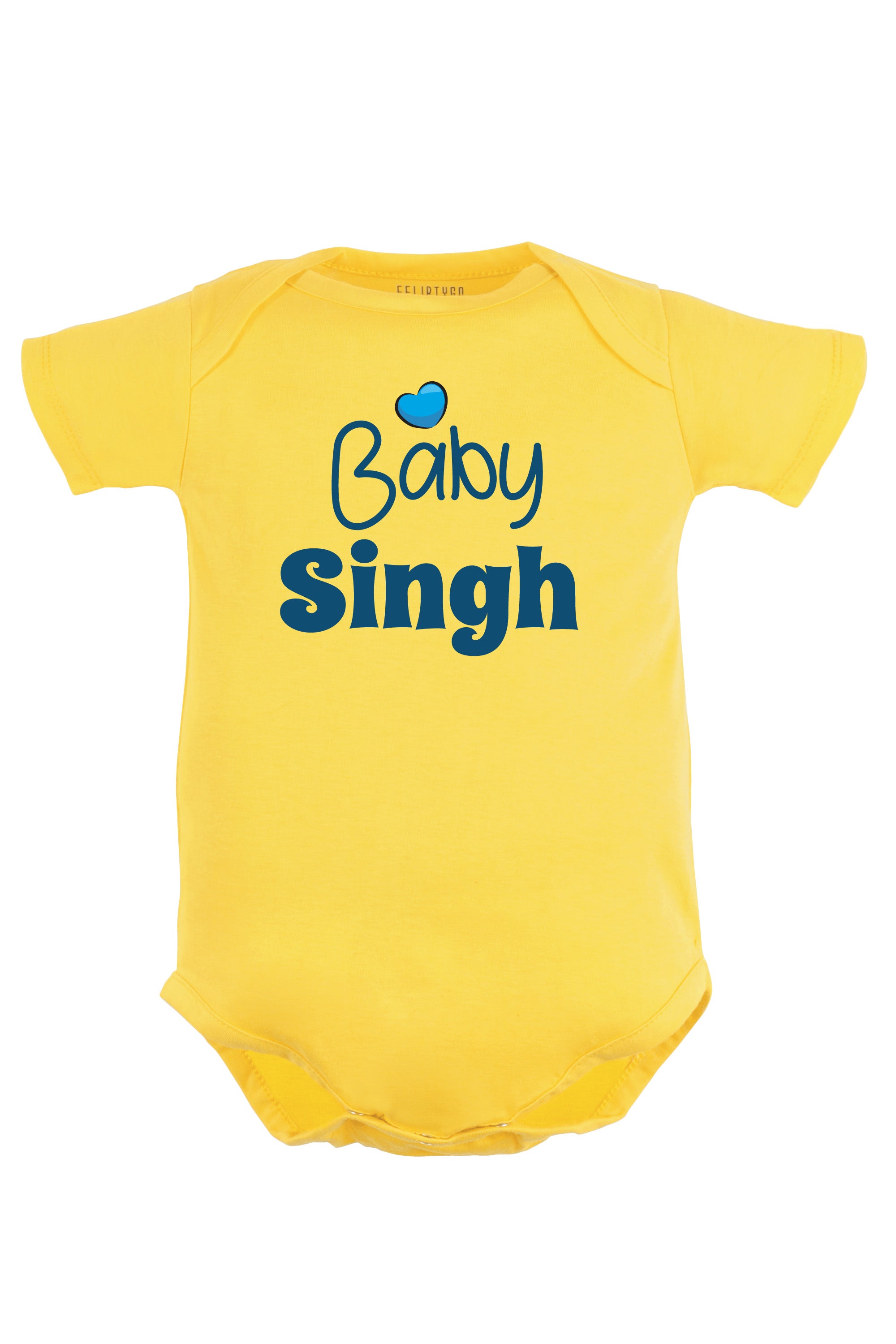 Baby (Blue) Custom Surname Baby Romper | Onesies