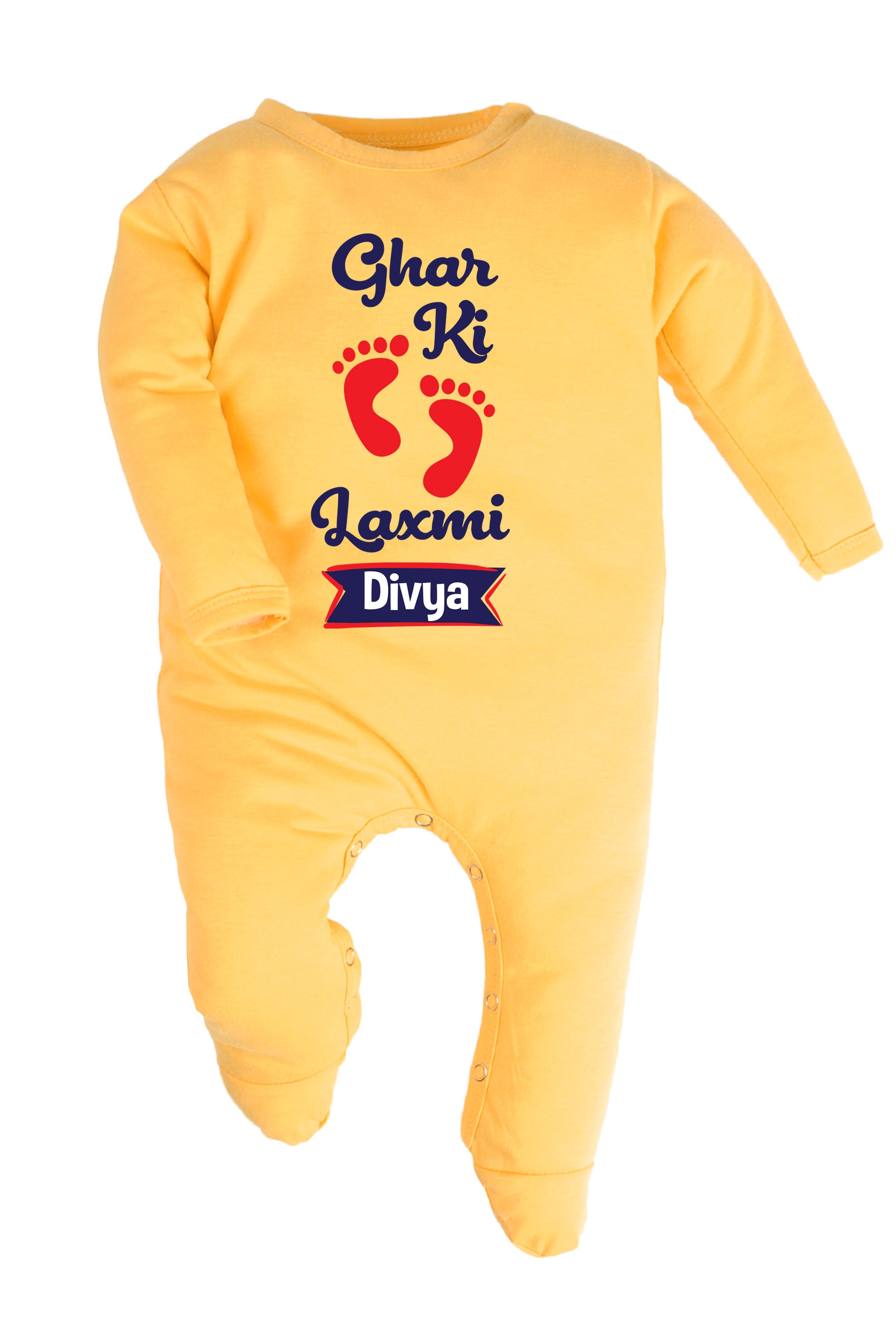 Ghar Ki Laxmi Baby Romper | Onesies w/ Custom Name