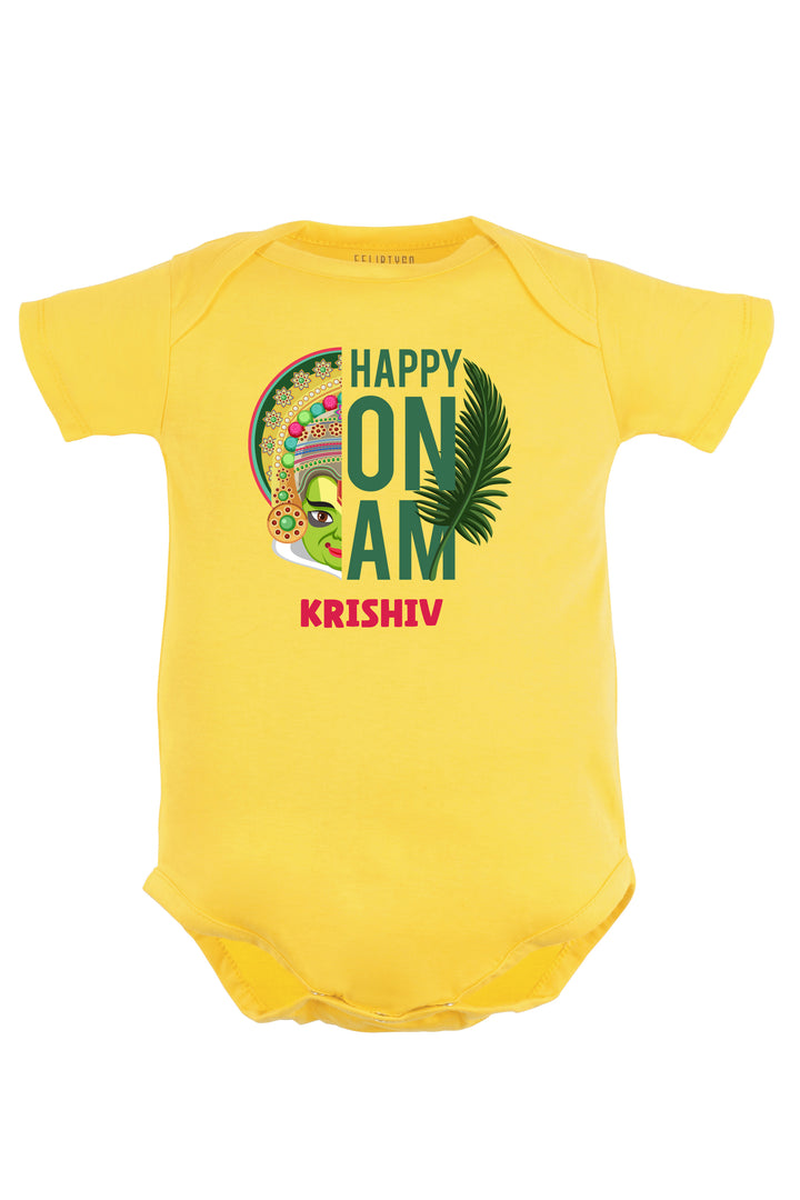 Happy Onam Baby Romper | Onesies w/ Custom Name