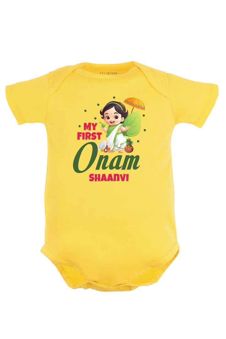 My First Onam Baby Romper | Onesies w/ Custom Name