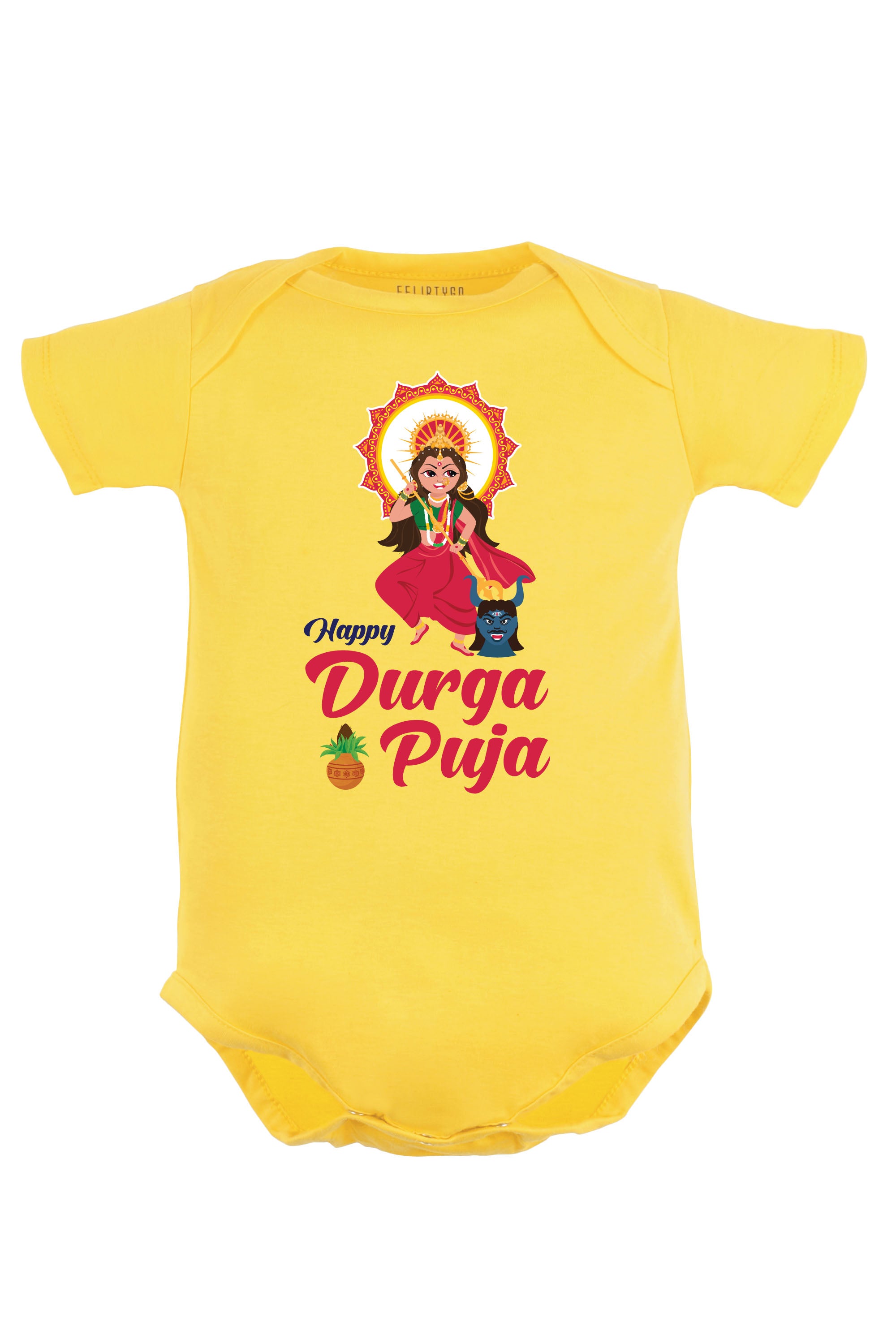 Happy Durga Puja Baby Romper | Onesies