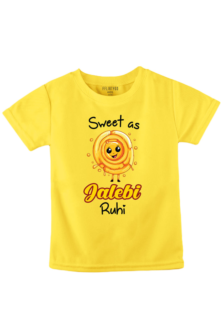 Sweet As Jalebi Kids T Shirt w/ Custom Name