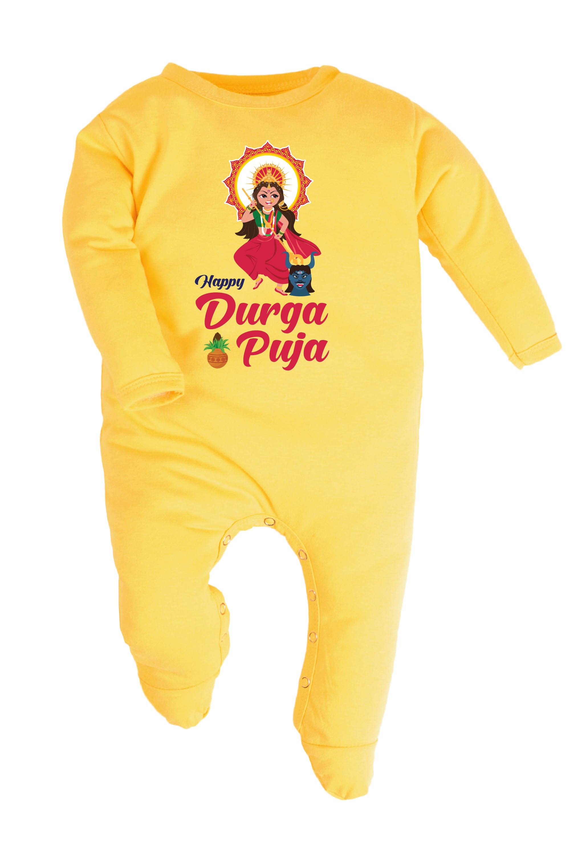 Happy Durga Puja Baby Romper | Onesies