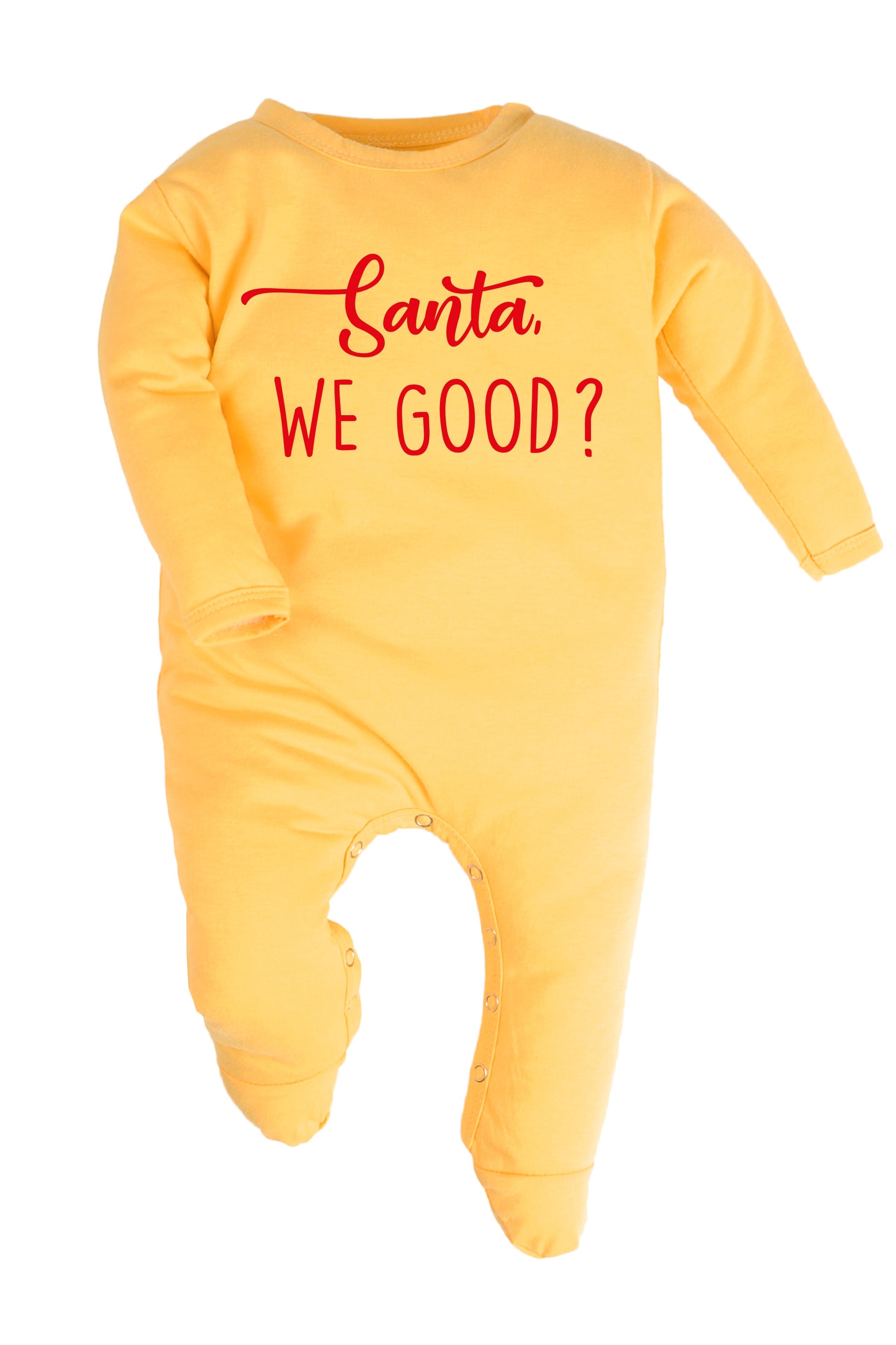 Santa we good Baby Romper | Onesies