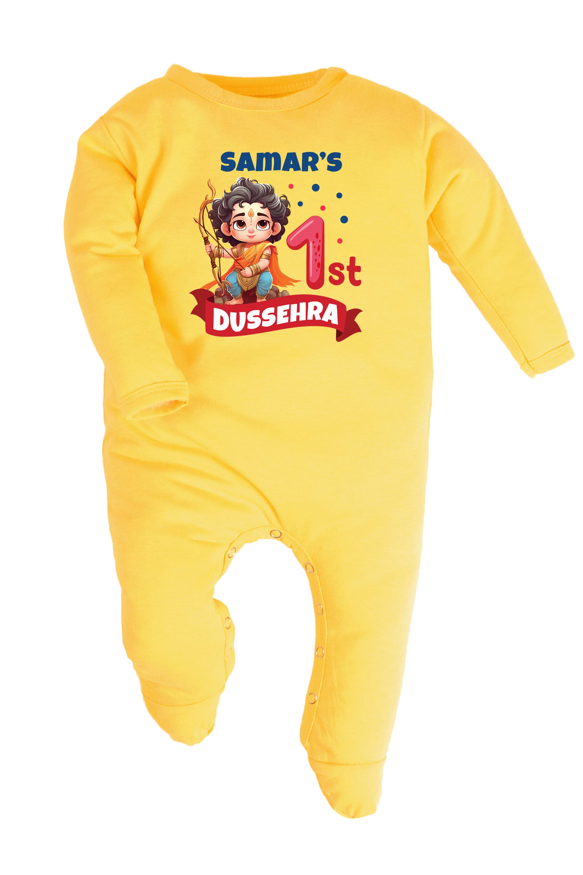 My 1st Dussehra Baby Romper | Onesies w/ Custom Name