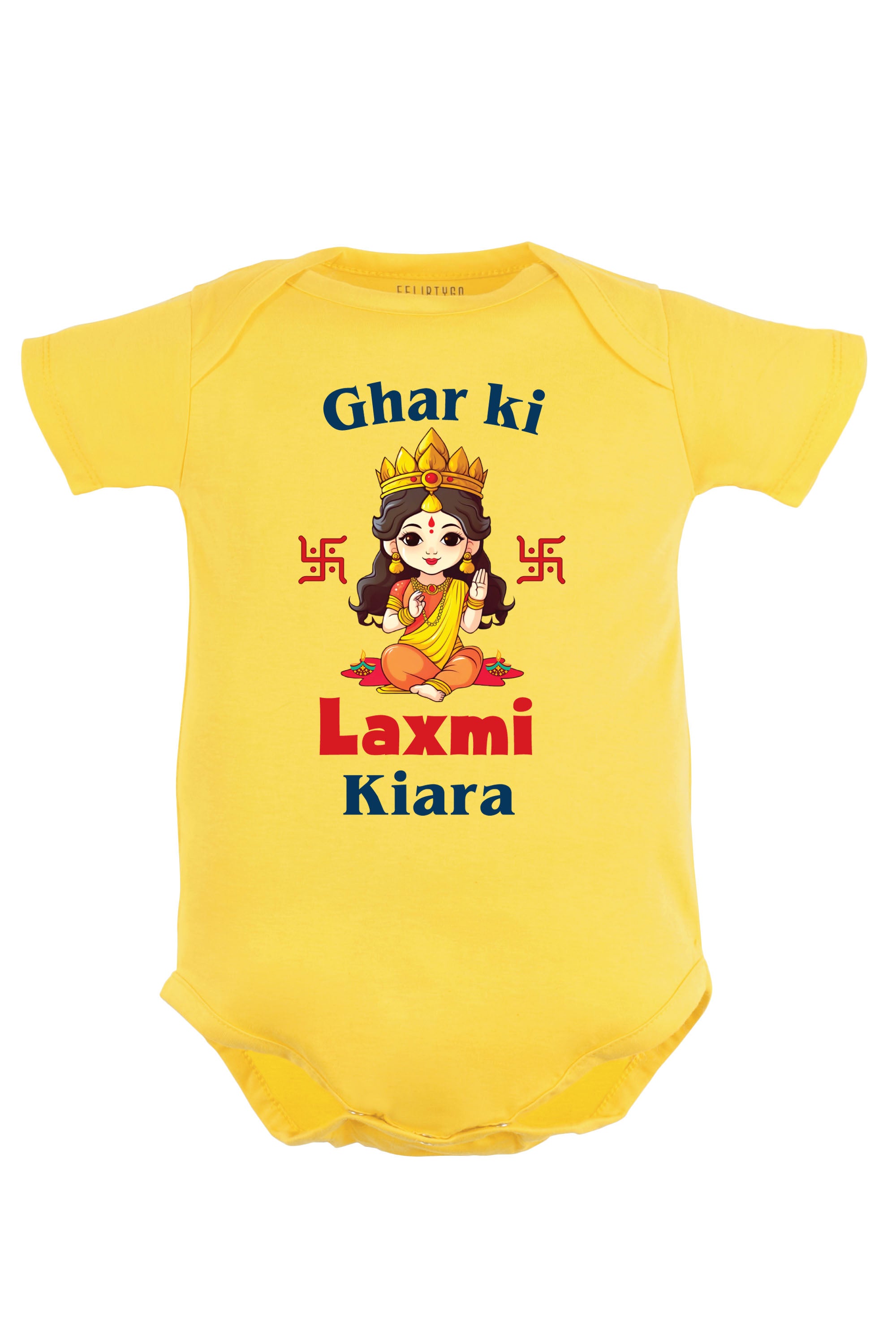 Ghar Ki Laxmi Baby Romper | Onesies w/ Custom Name