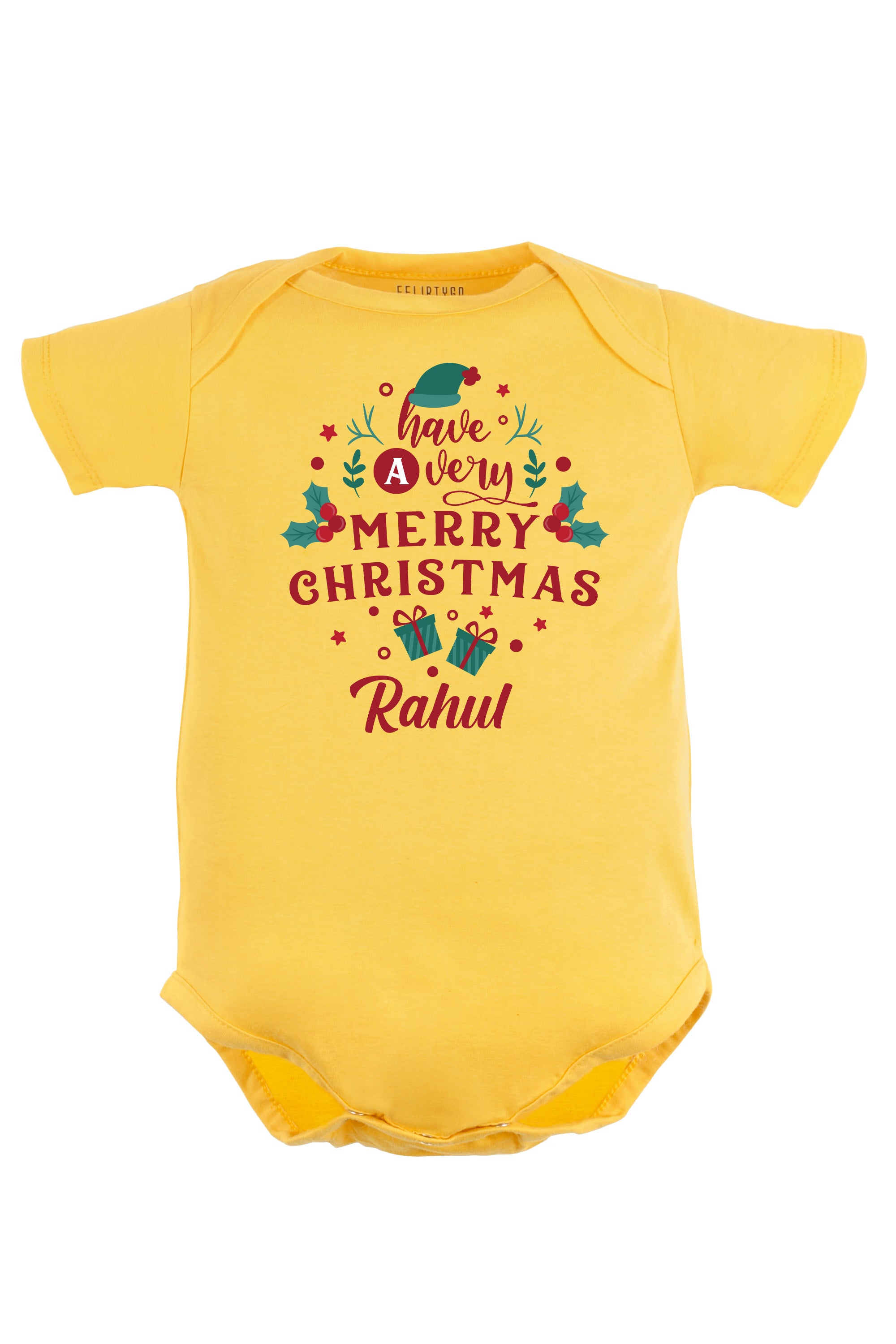 Have A Very Merry Christmas Baby Romper | Onesies w/ Custom Name