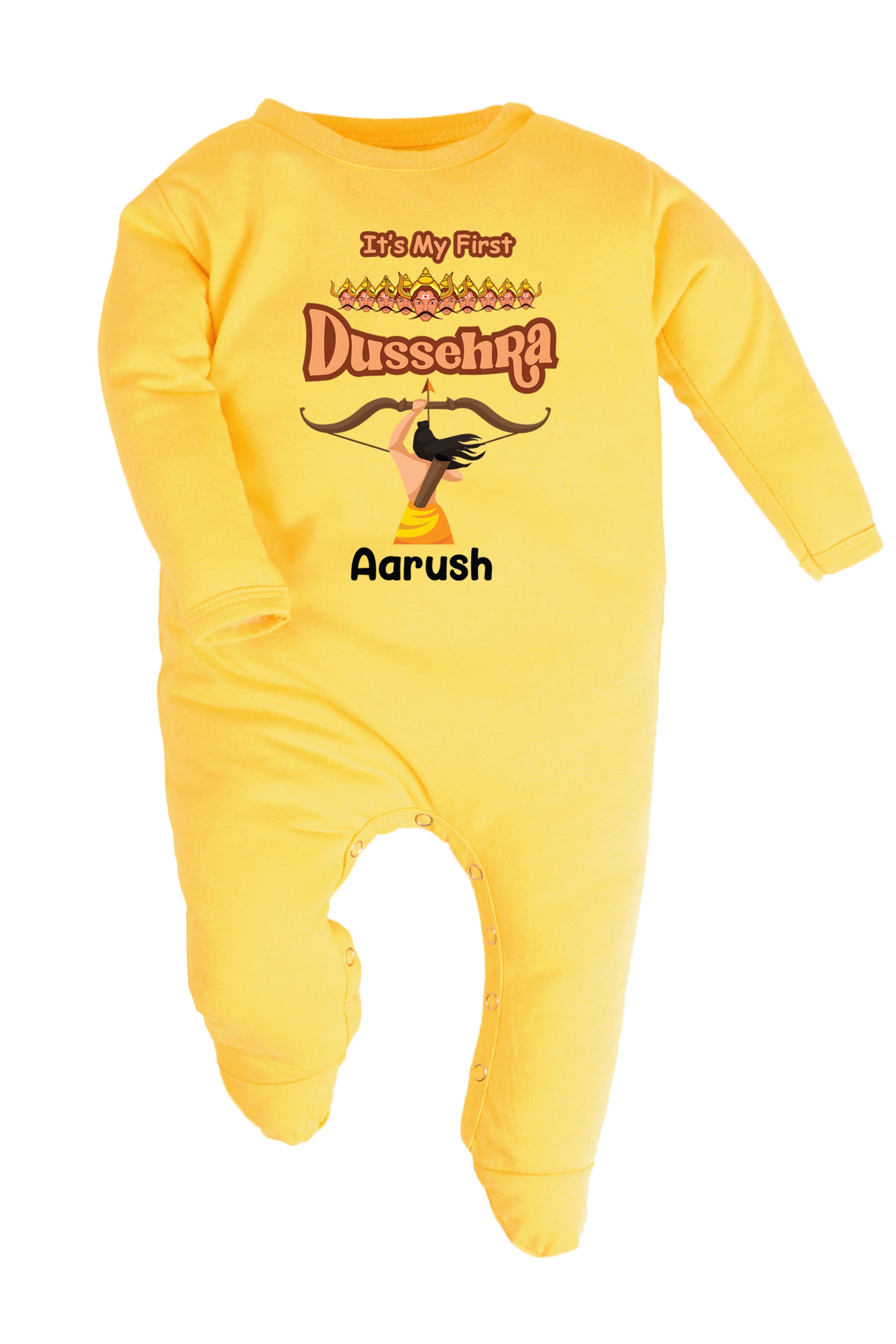 It's My First Dussehra Baby Romper | Onesies w/ Custom Name