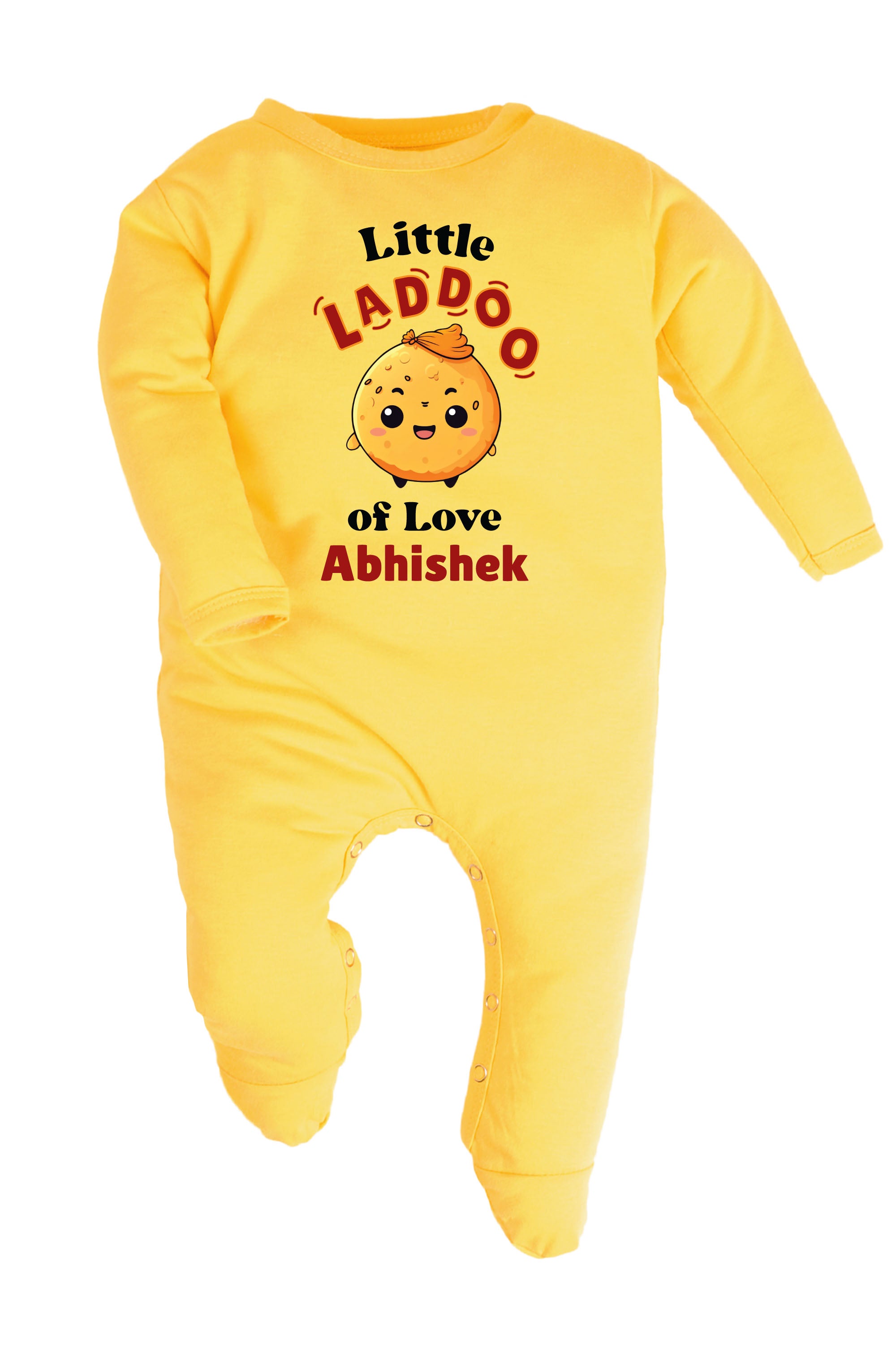 Little Laddoo Of Love Baby Romper | Onesies w/ Custom Name