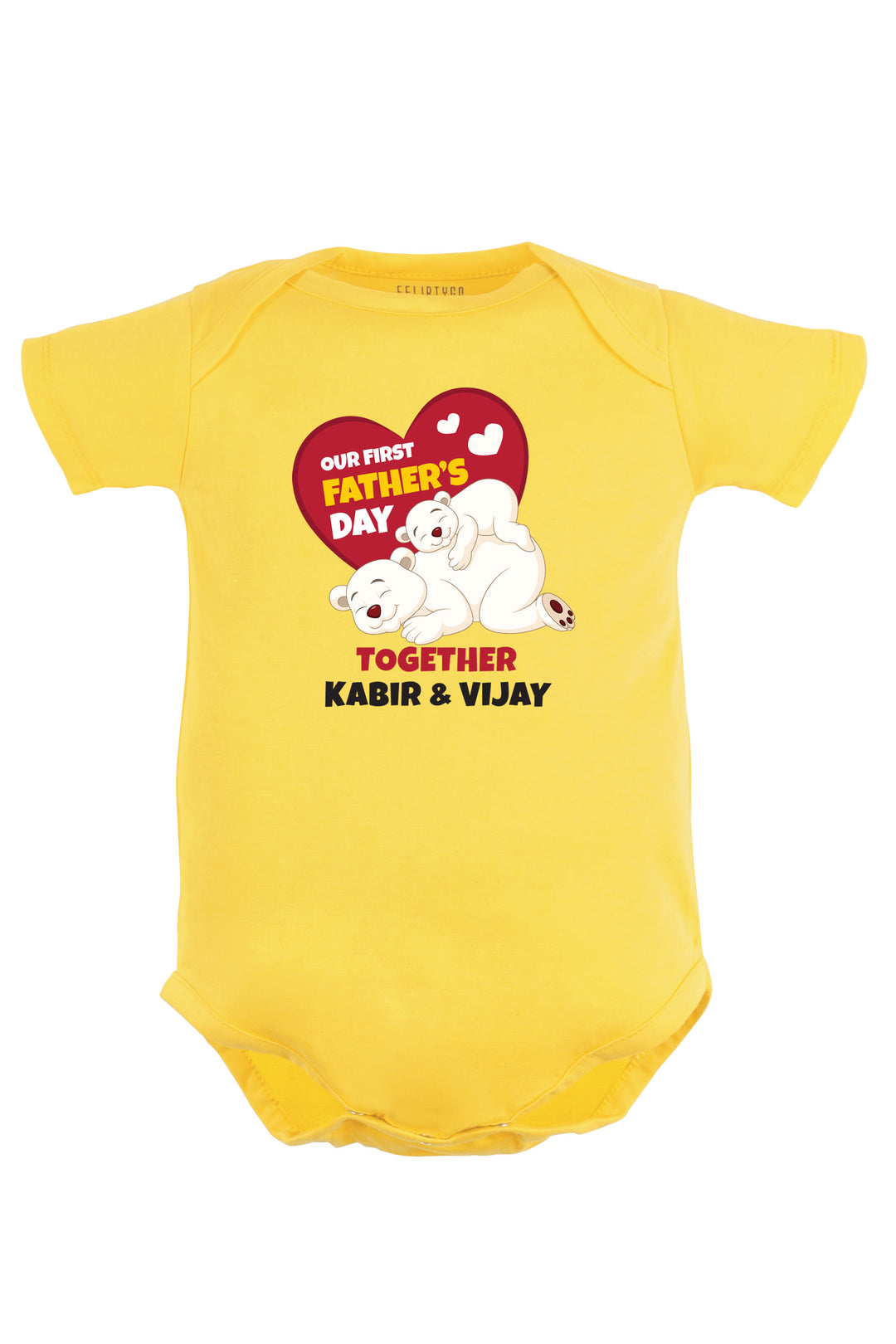 Our First Father's Day Together Baby Romper | Onesies w/ Custom Name