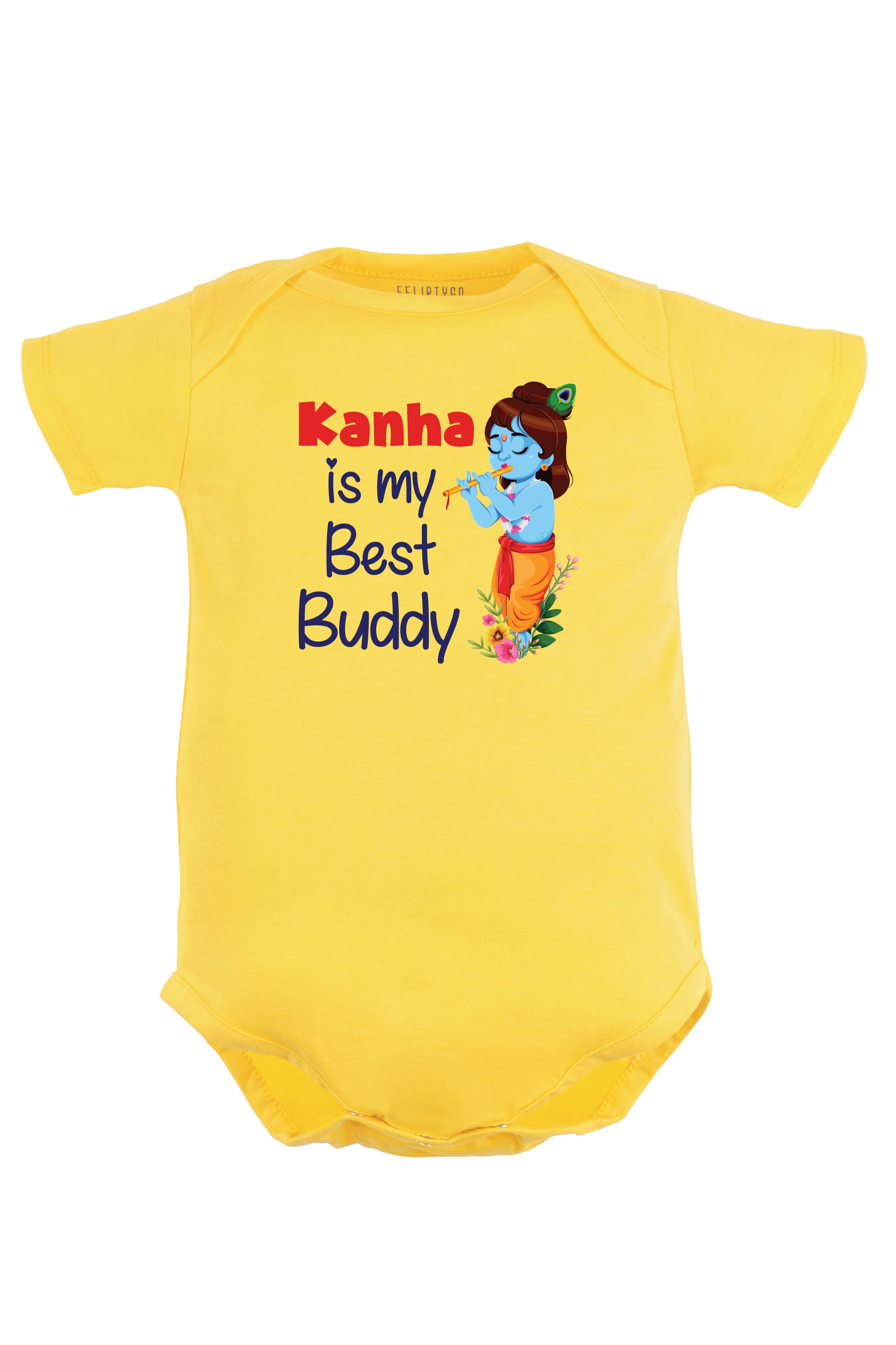 Kanha Is My Best Buddy Baby Romper | Onesies