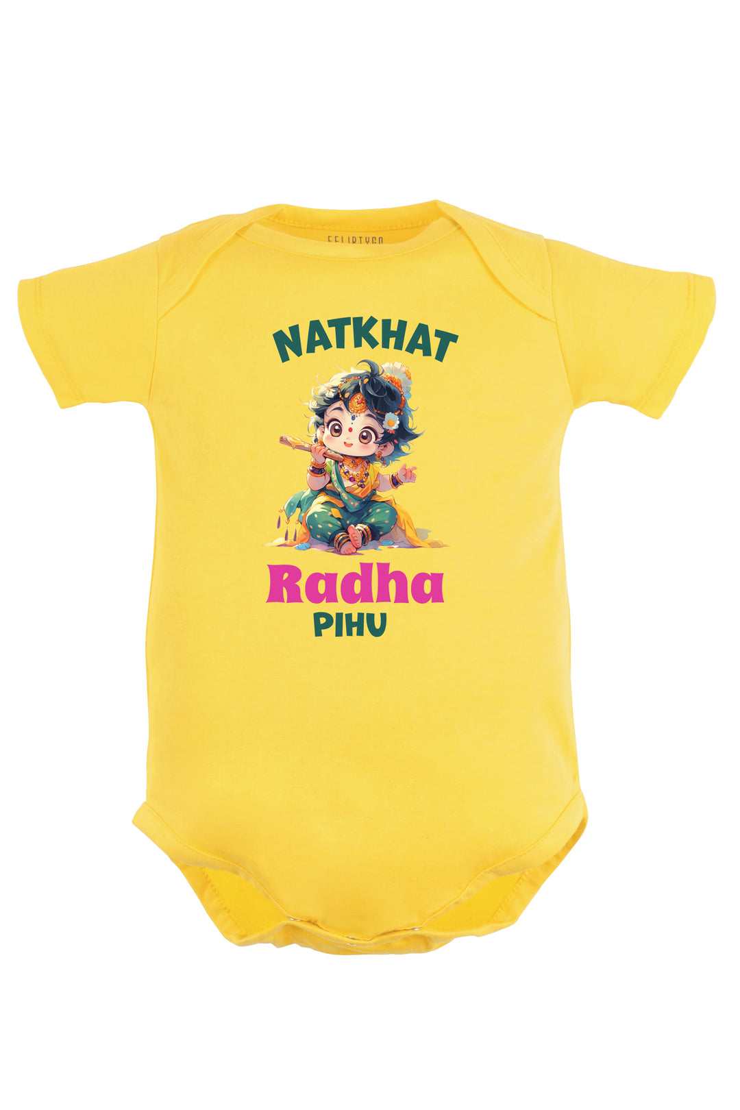 Natkhat Radha Baby Romper | Onesies w/ Custom Name