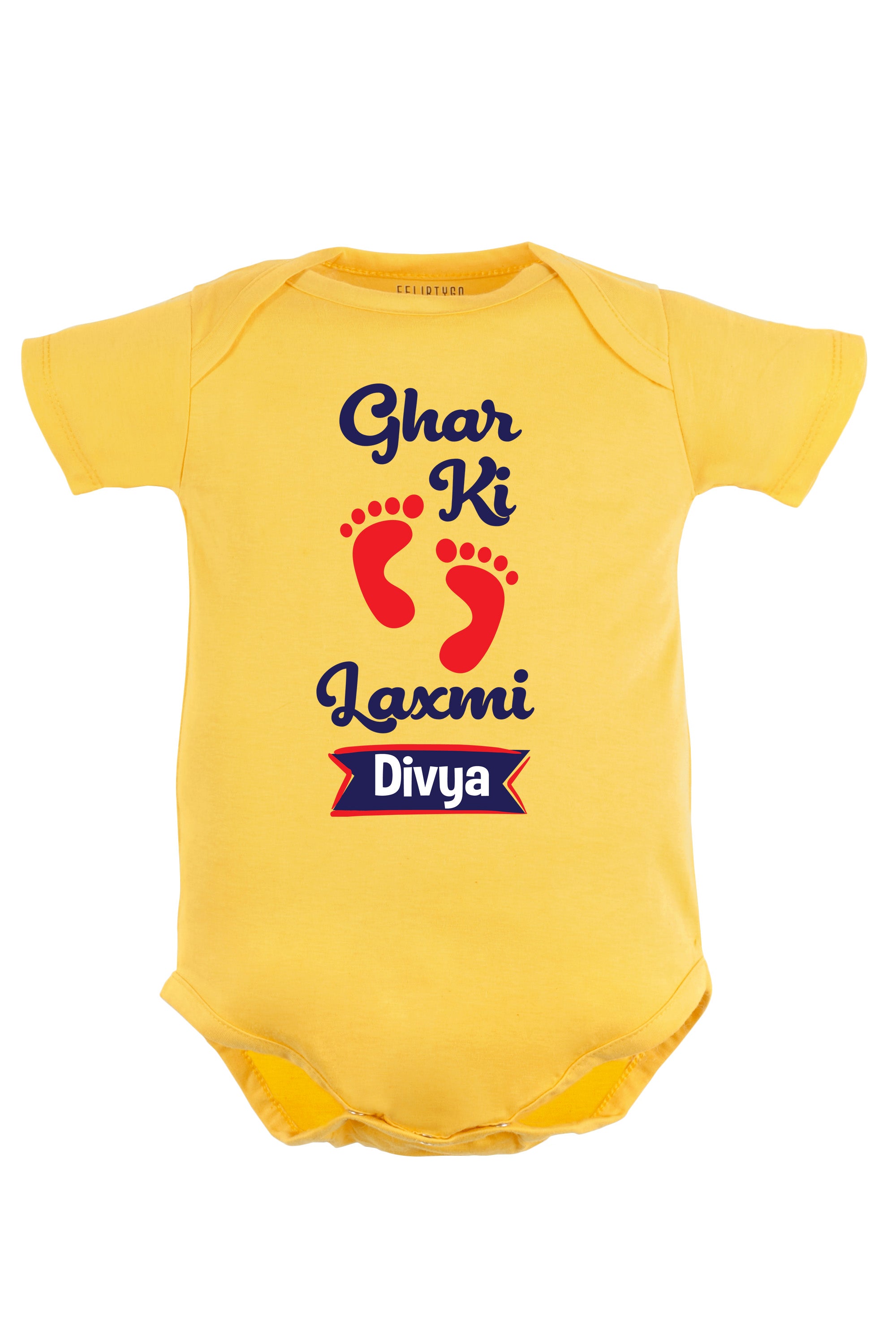 Ghar Ki Laxmi Baby Romper | Onesies w/ Custom Name