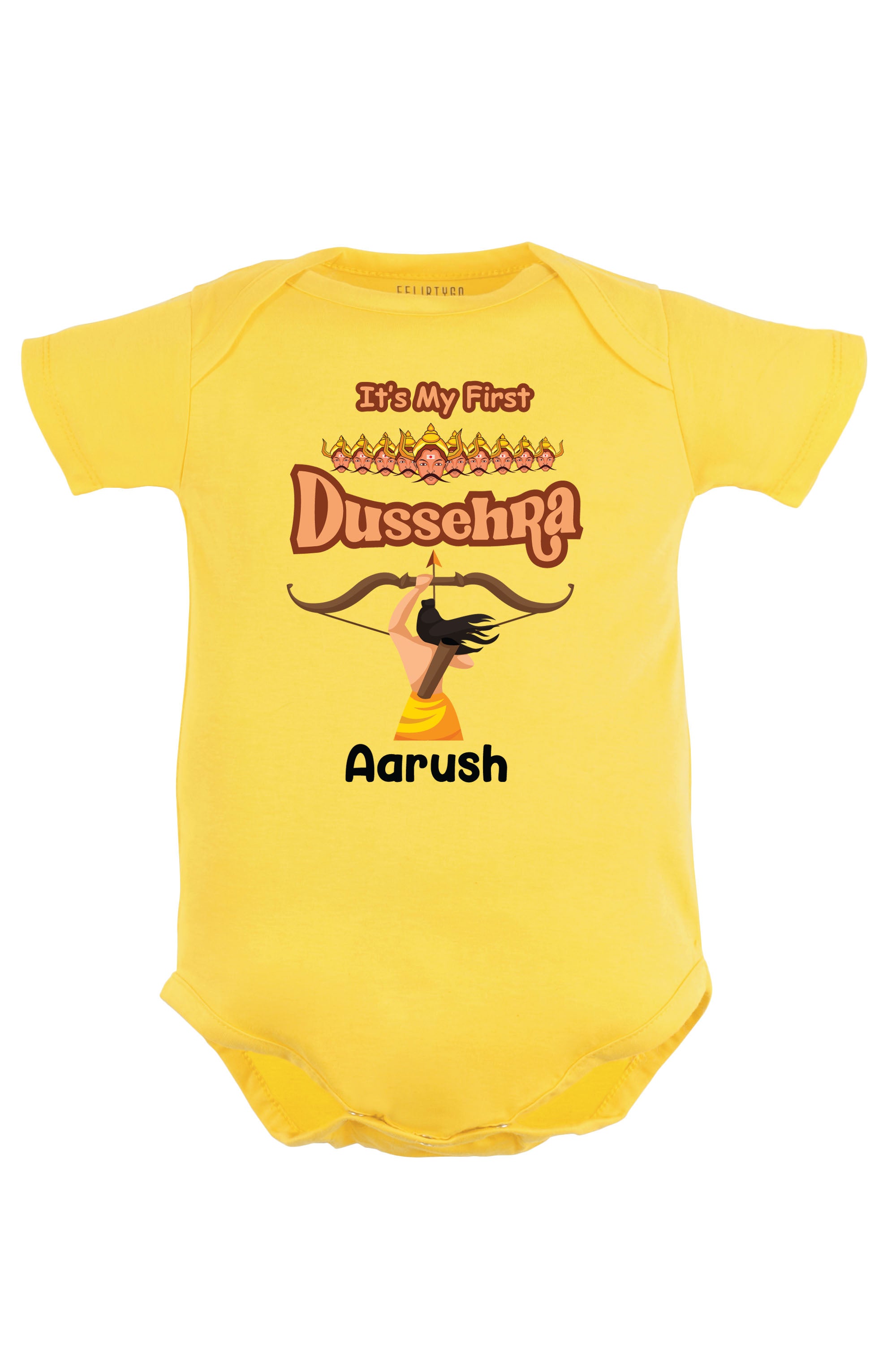 It's My First Dussehra Baby Romper | Onesies w/ Custom Name