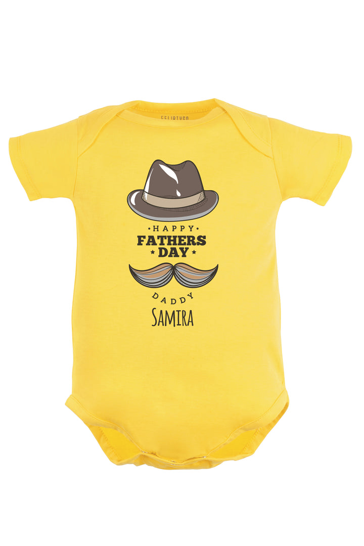 Happy Father's Day Daddy Baby Romper | Onesies w/ Custom Name