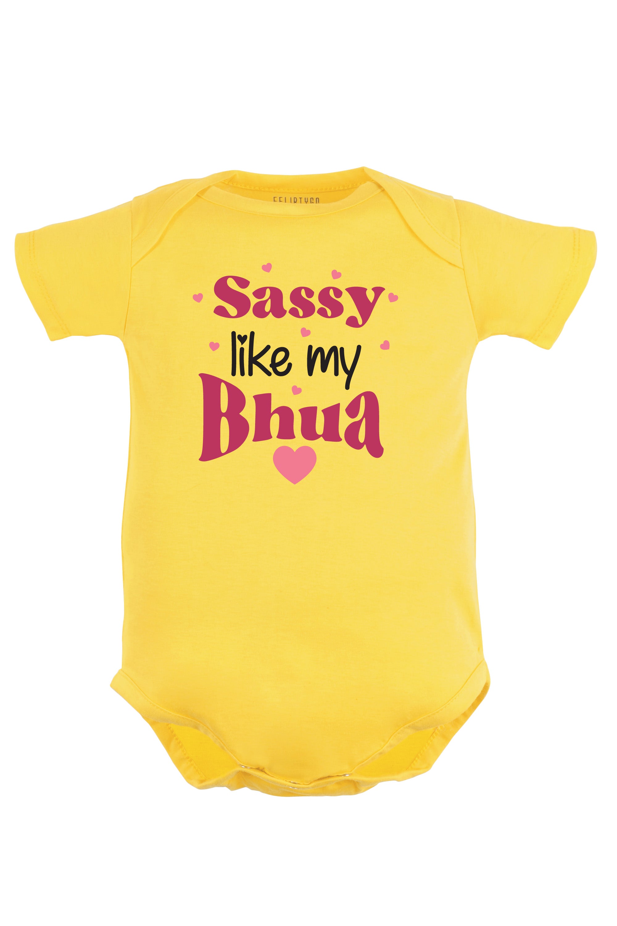 Sassy Like My Bhua Baby Romper | Onesies