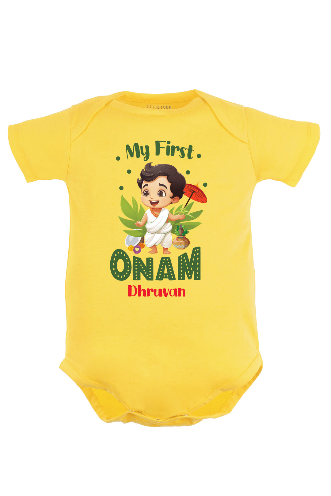 My First Onam Baby Romper | Onesies w/ Custom Name