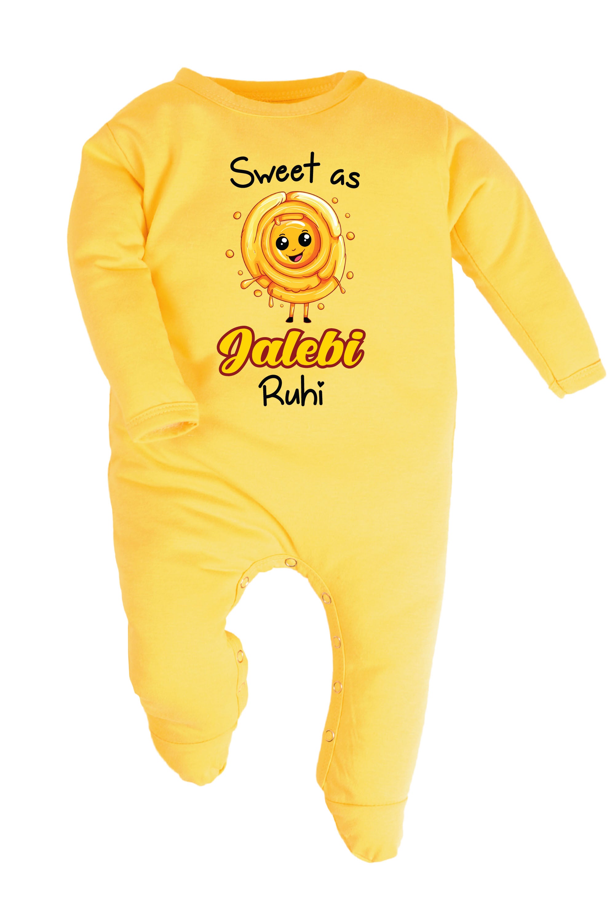 Sweet As Jalebi Baby Romper | Onesies w/ Custom Name