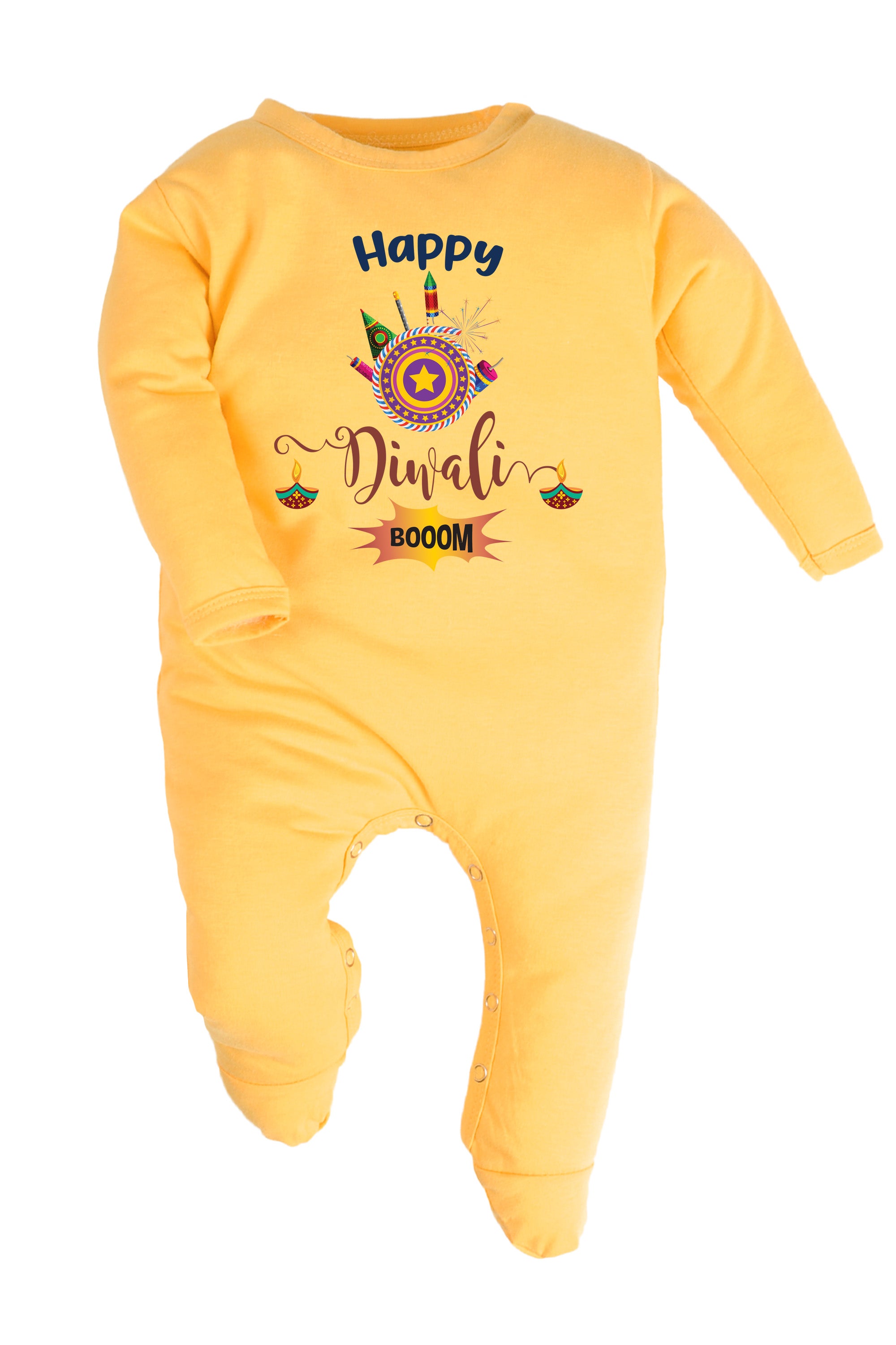 Happy Diwali Booom Baby Romper | Onesies