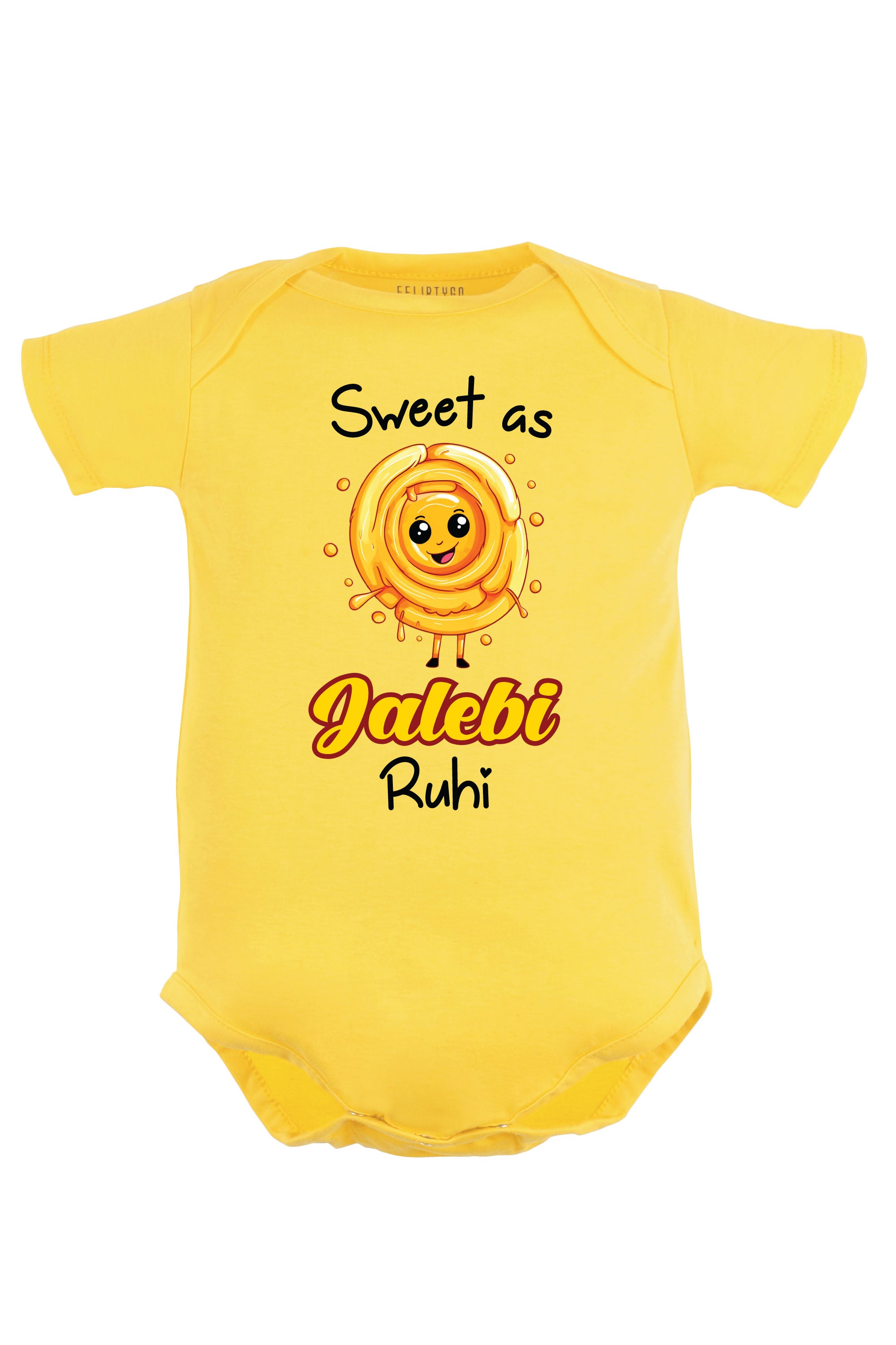 Sweet As Jalebi Baby Romper | Onesies w/ Custom Name