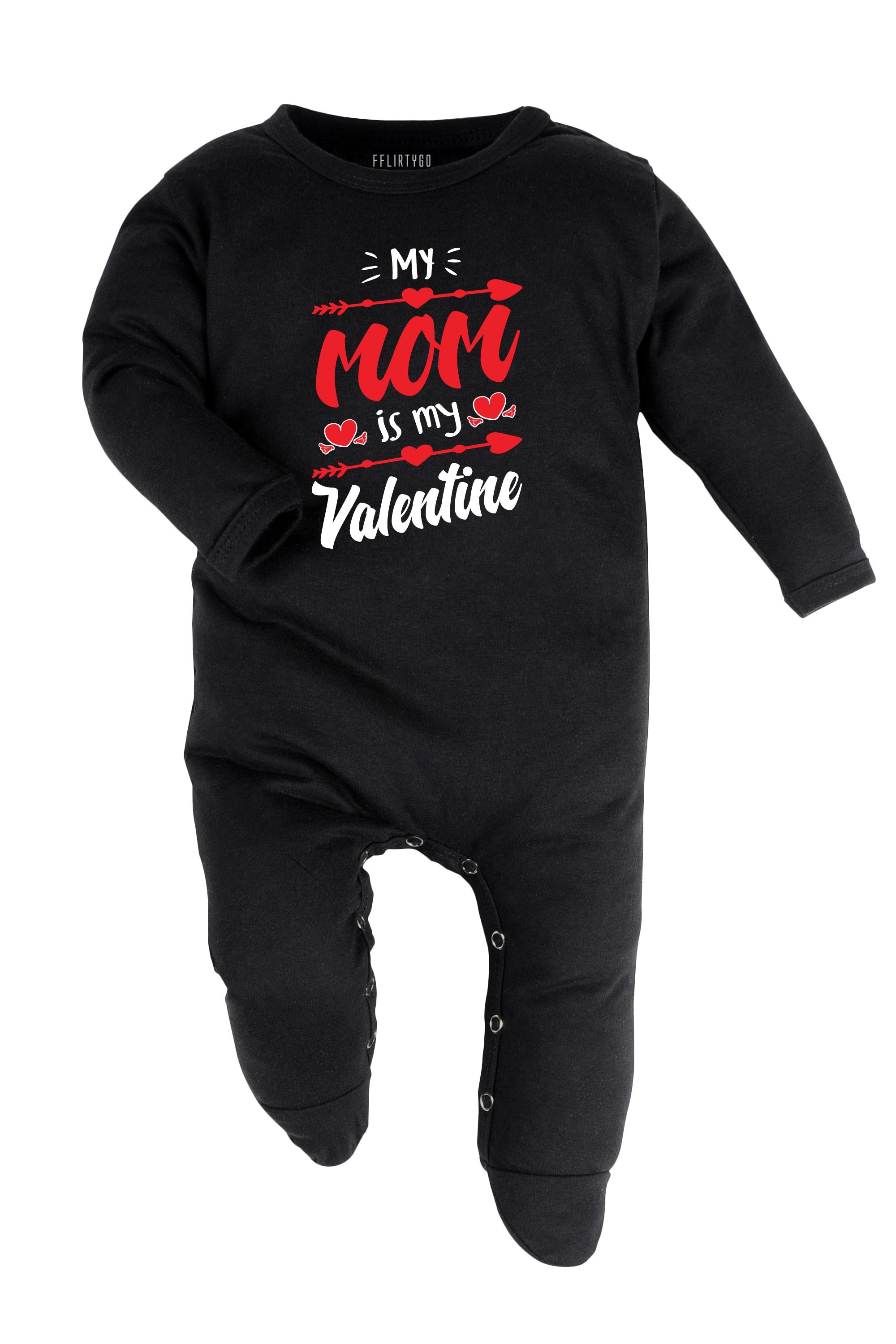 My Mom Is My Valentine Baby Romper | Onesies