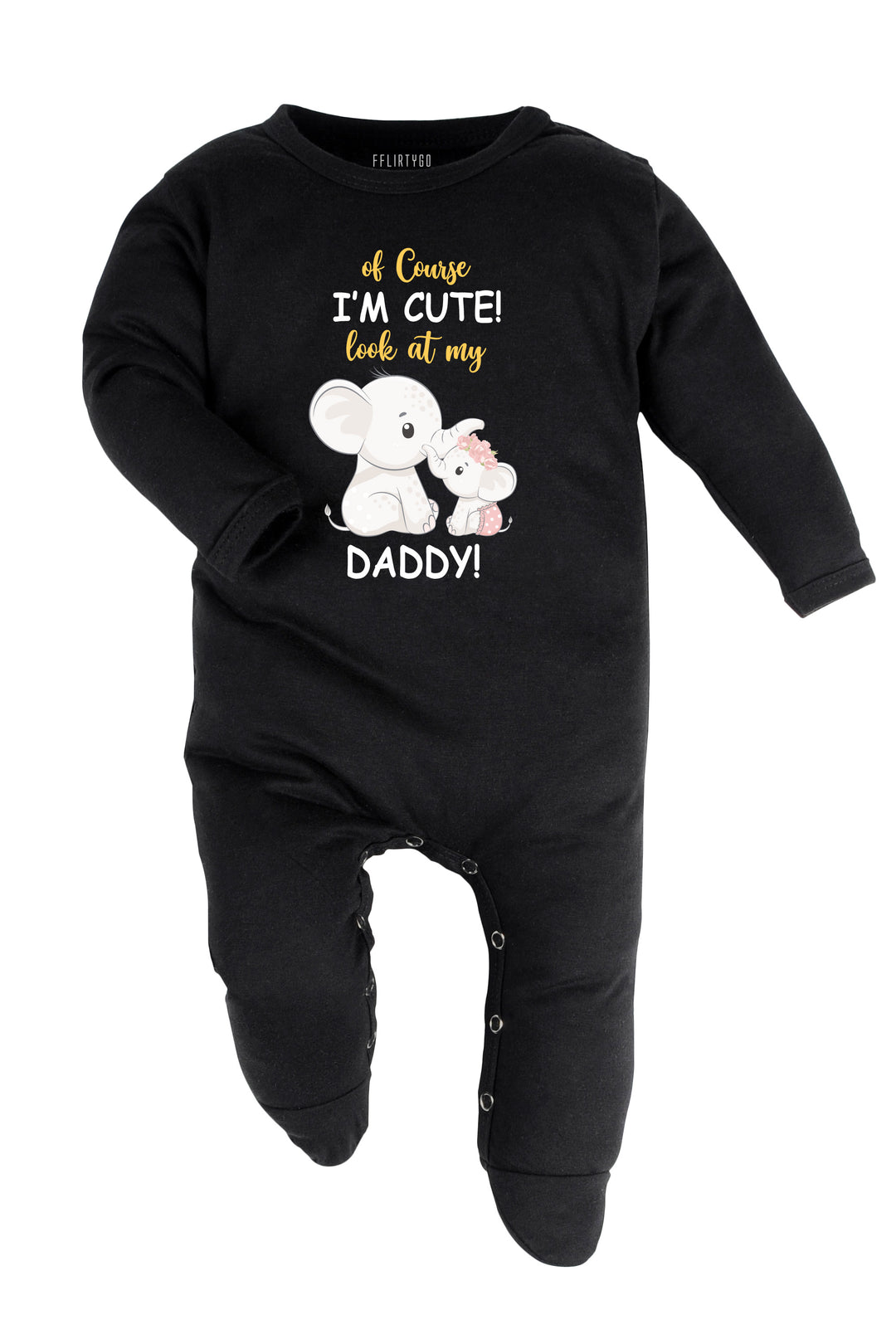 Of Course I'M Cute Look At My Daddy Baby Romper | Onesies