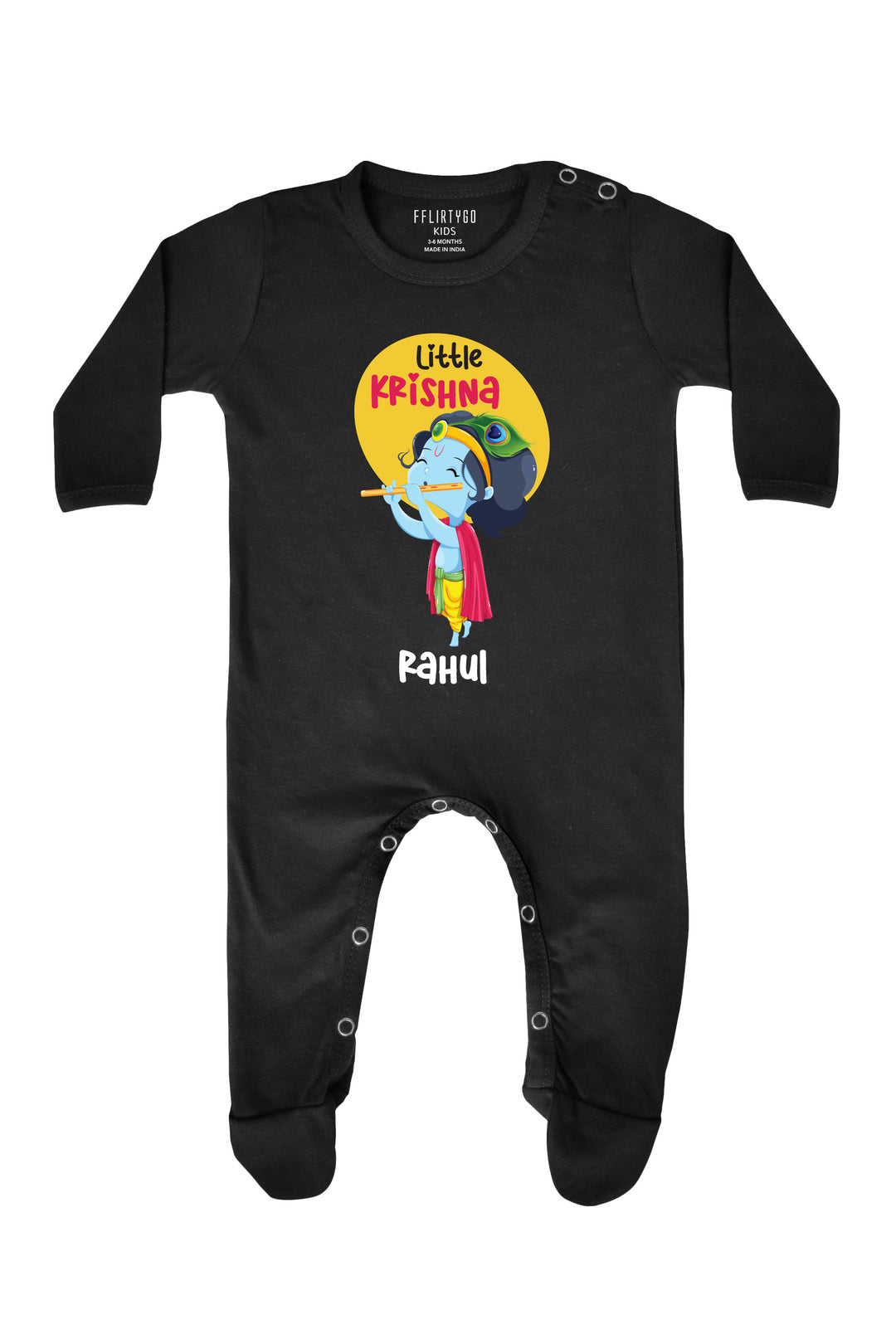 Little Krishna Baby Romper | Onesies w/ Custom Name