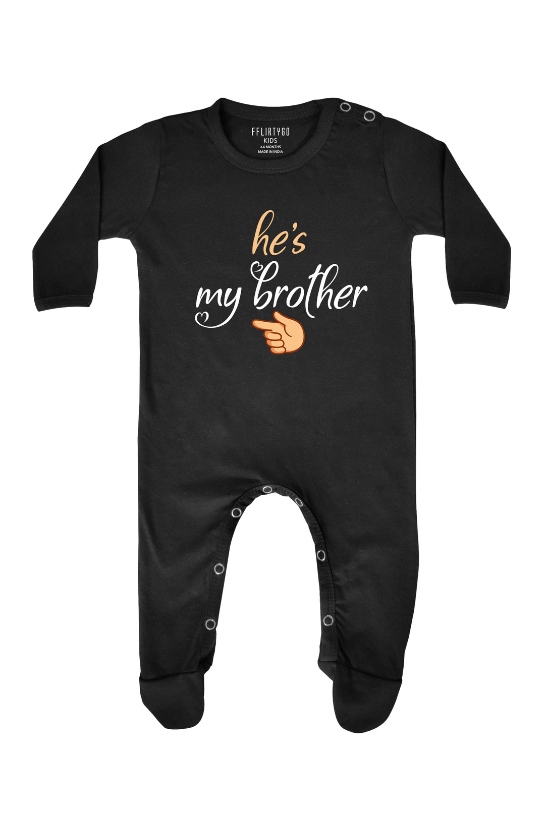 He Is My Brother Baby Romper | Onesies