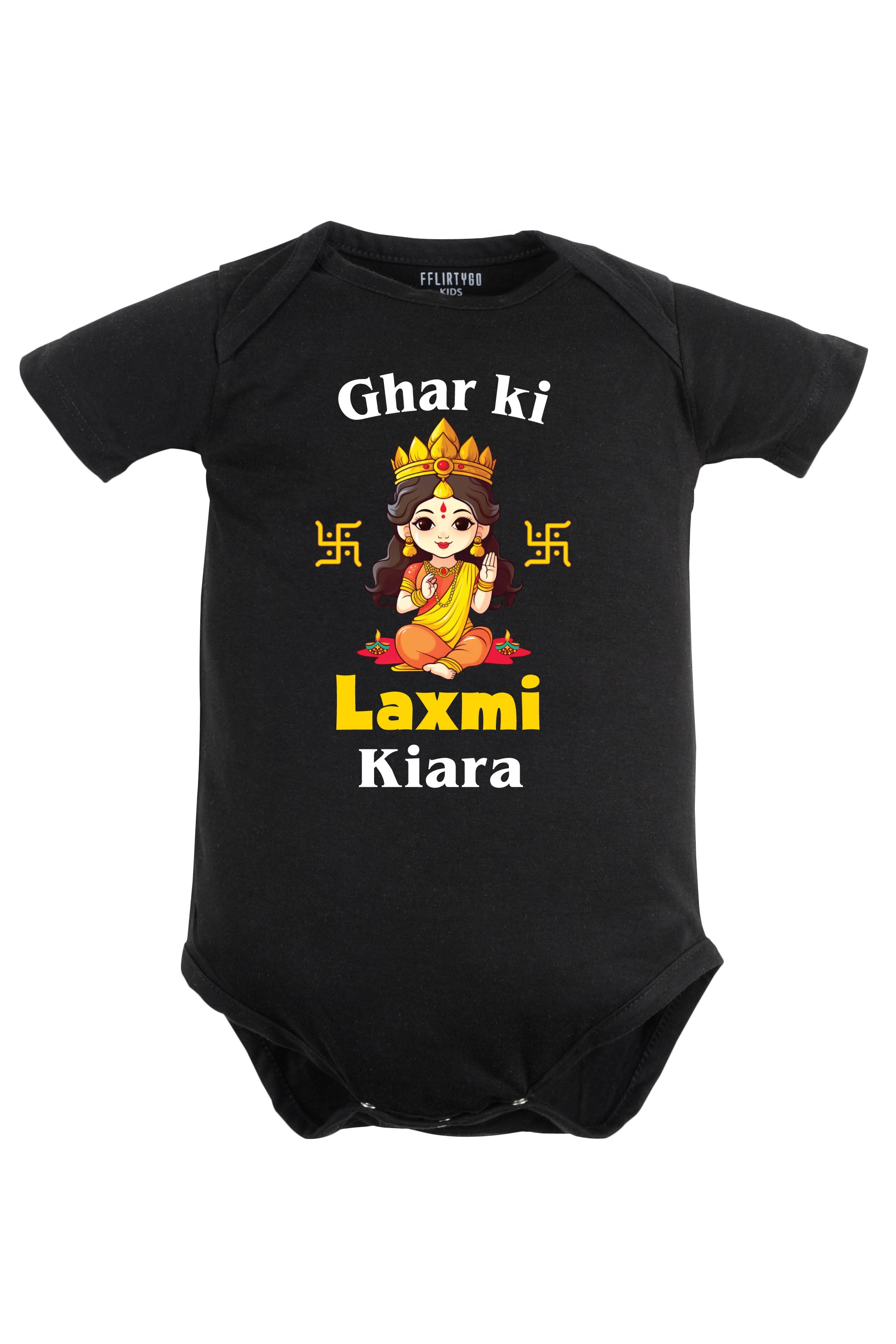 Ghar Ki Laxmi Baby Romper | Onesies w/ Custom Name