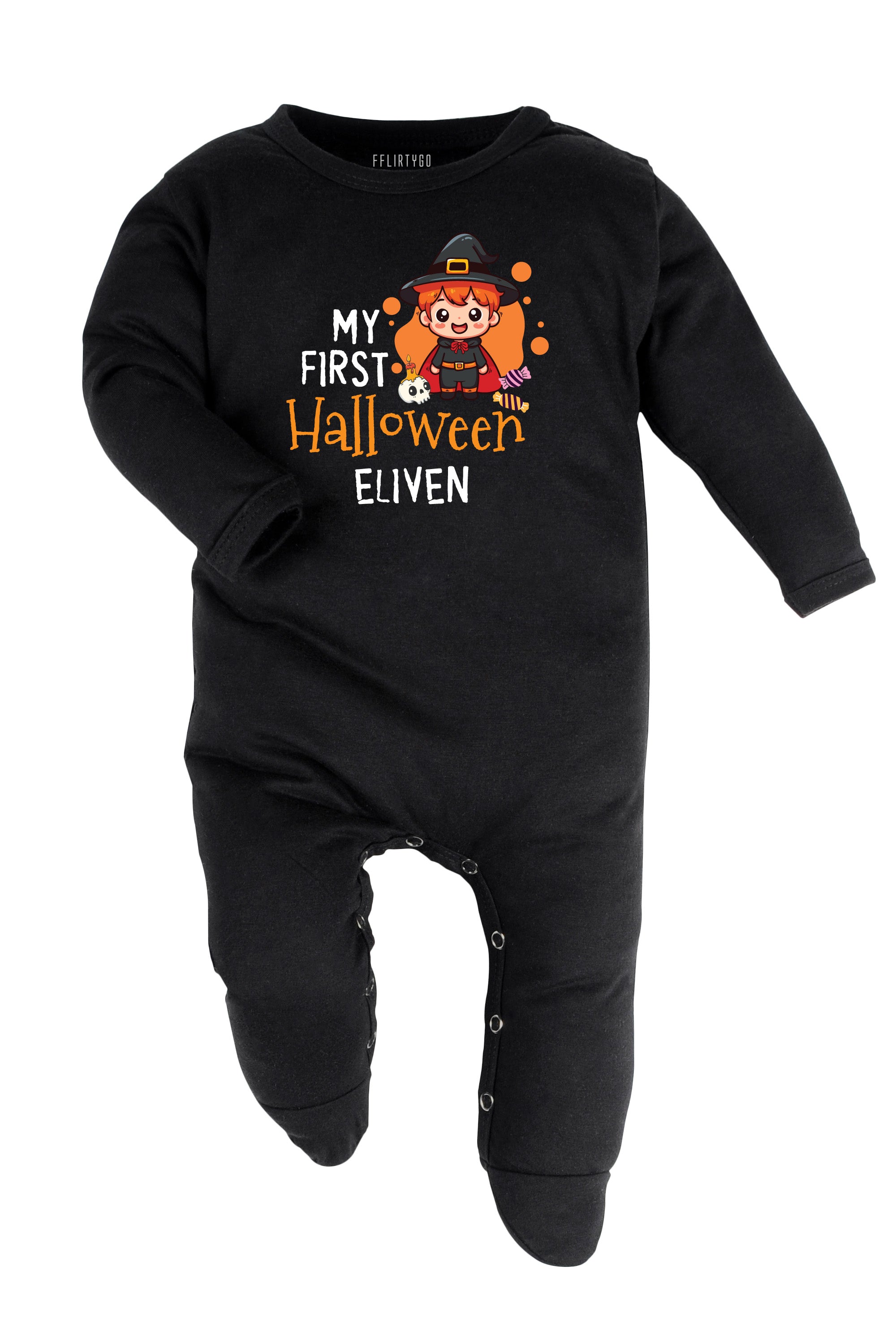 My First Halloween Baby Romper | Onesies w/ Custom Name