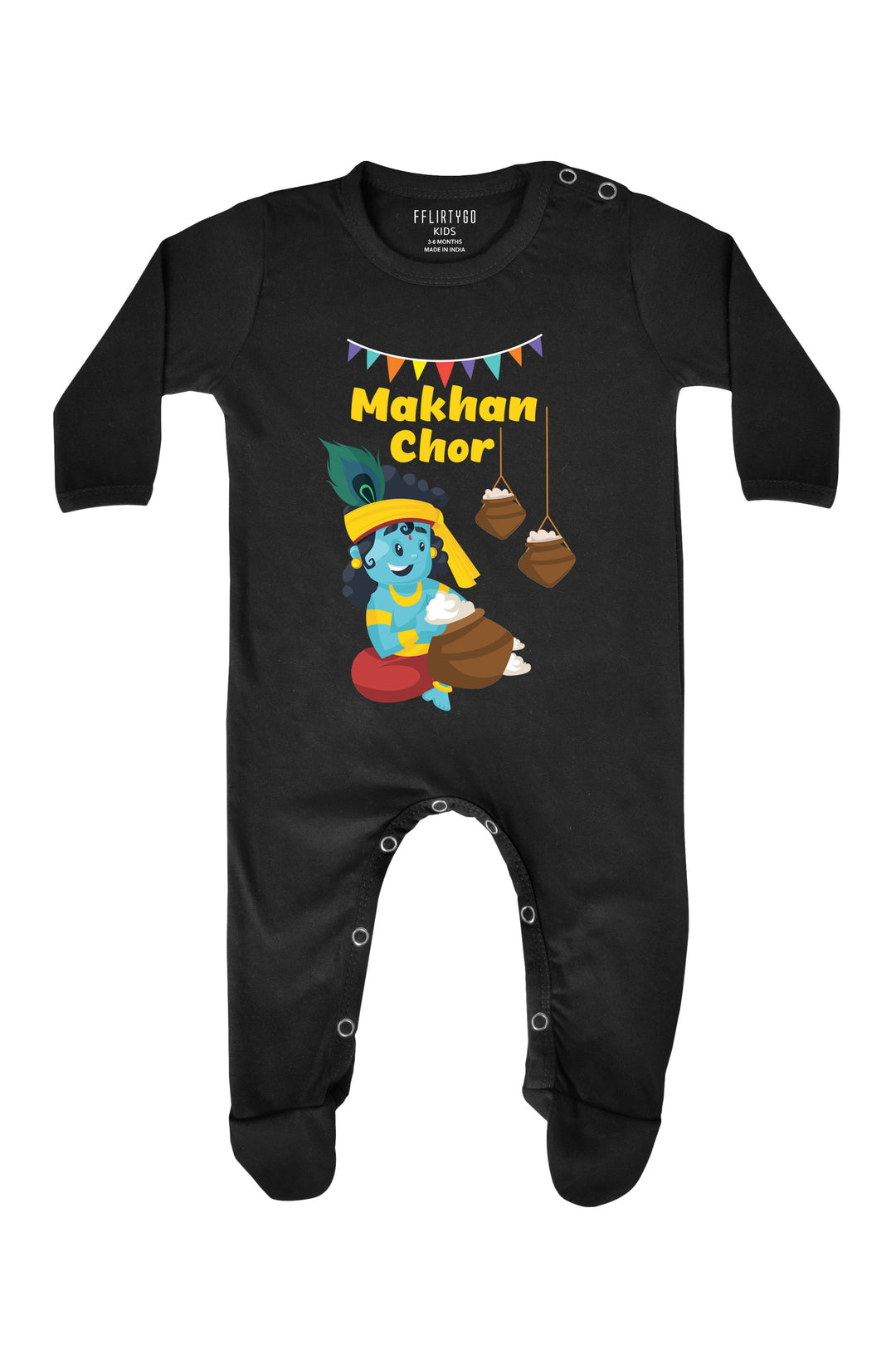 Makhan chor Baby Romper | Onesies