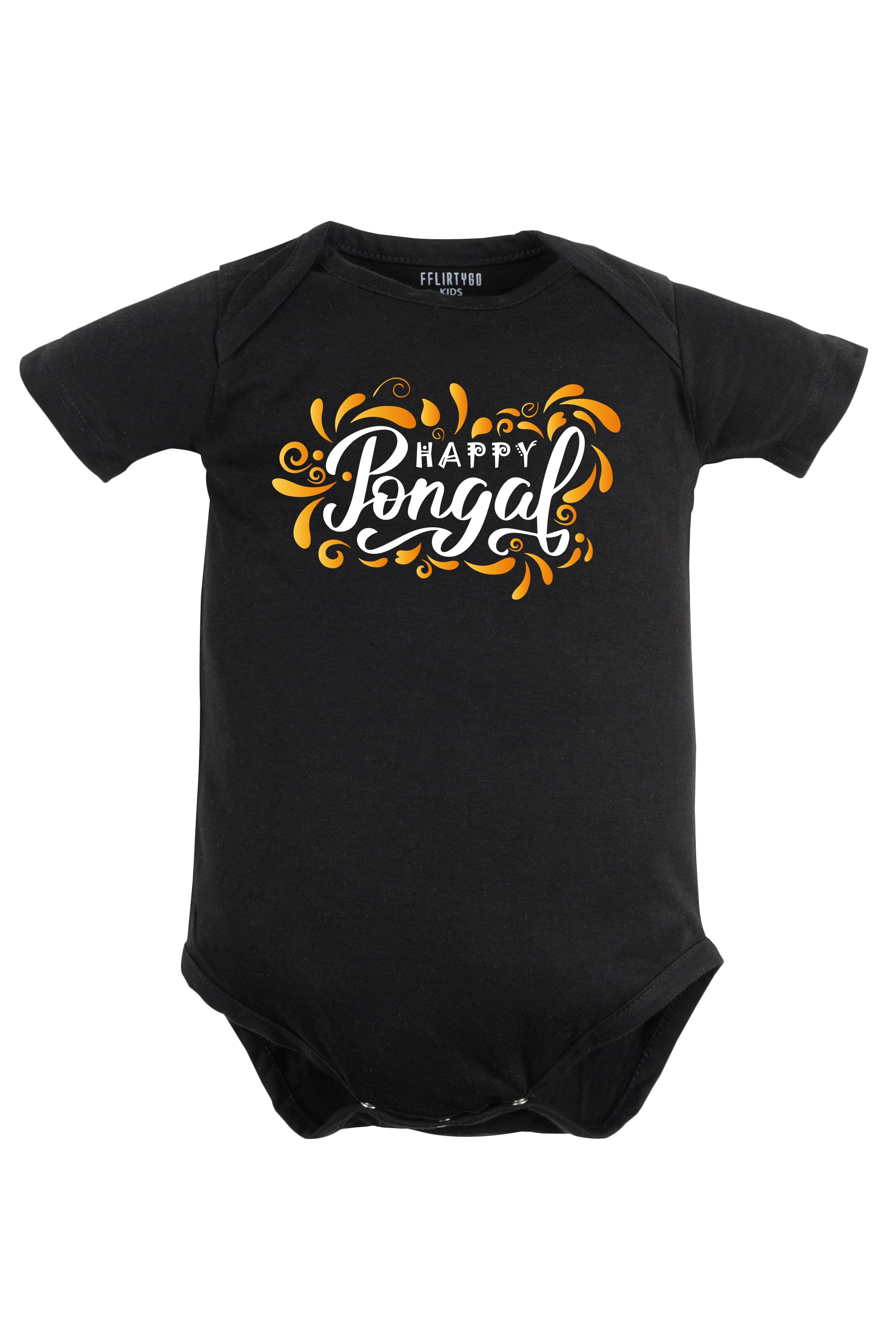 Happy Pongal Splash Baby Romper | Onesies