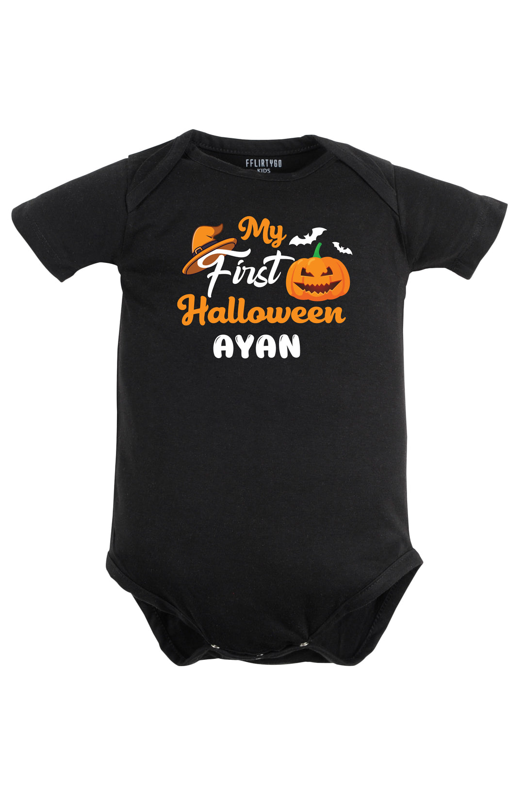 My First Halloween Baby Romper | Onesies w/ Custom Name