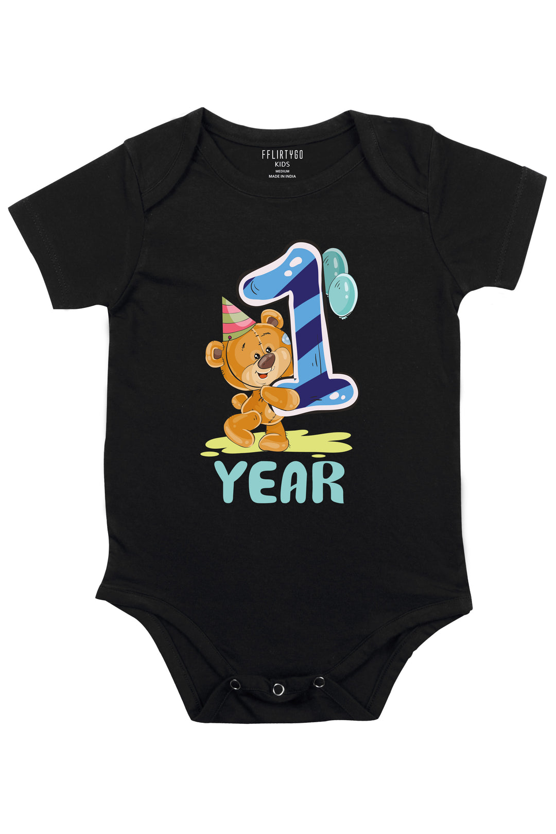 Happy One Year Milestone Baby Romper | Onesies w/ Custom Name