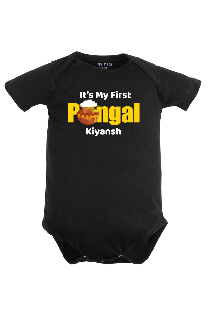 It is my first pongal Baby Romper | Onesies w/ Custom Name