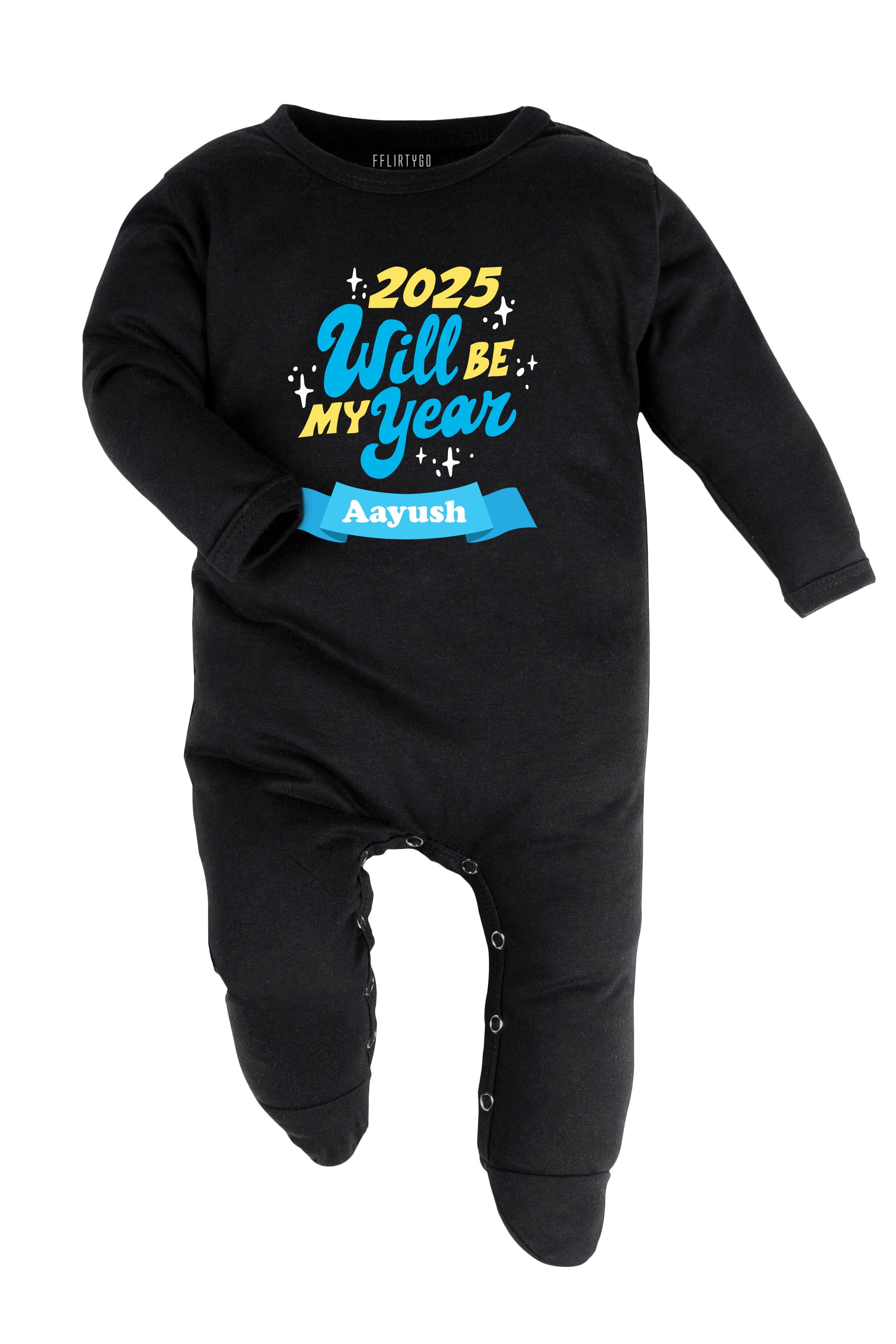 2025 Will Be My Year Baby Romper | Onesies w/ Custom Name