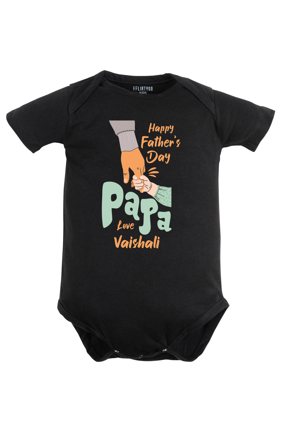 Happy Father's Day Papa Baby Romper | Onesies w/ Custom Name