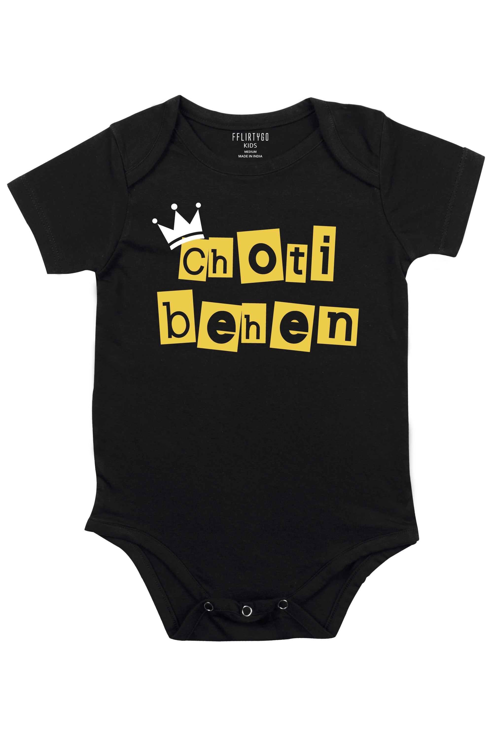 Choti Behen in Box Design Baby Romper | Onesies