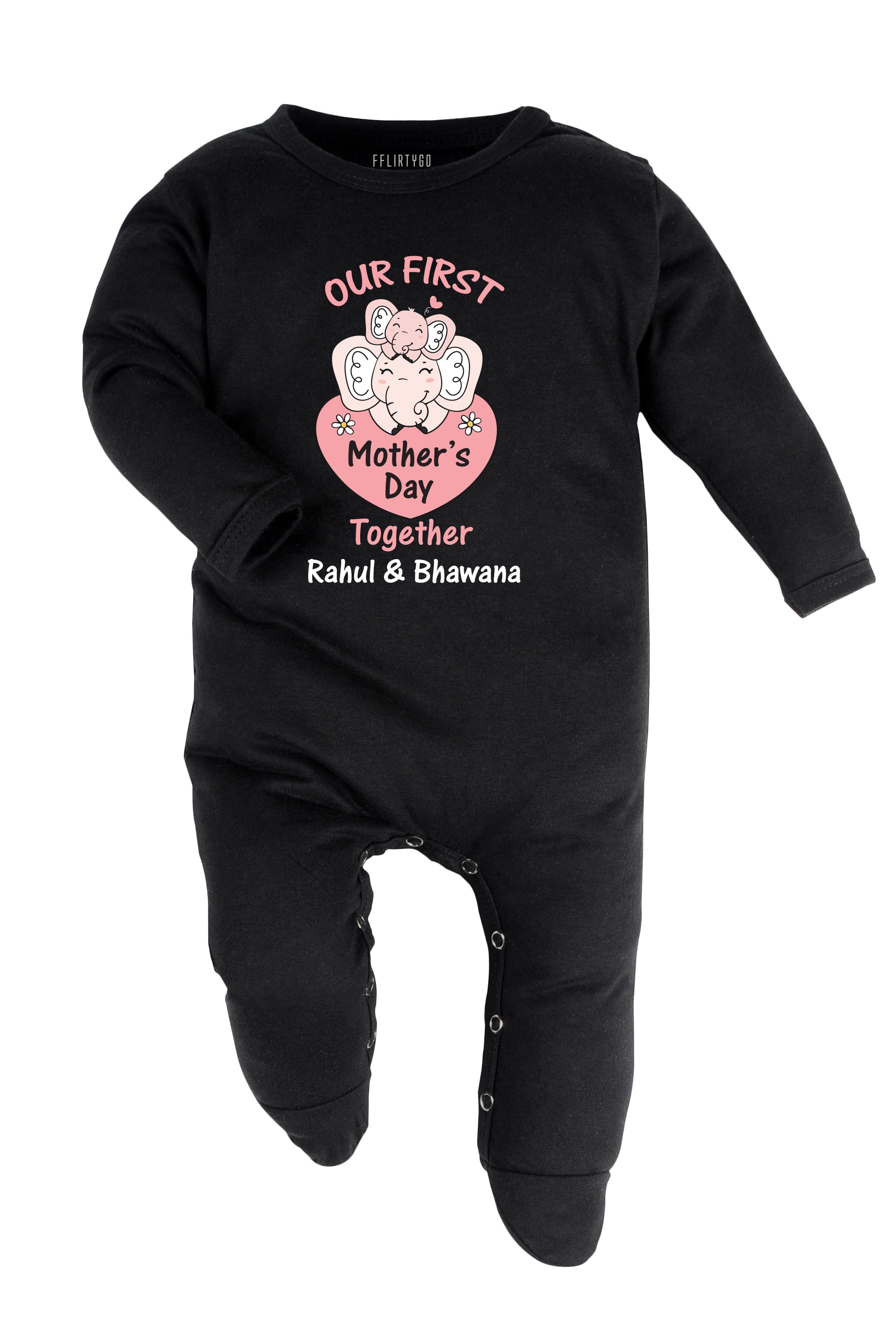 Our First Mother's Day Together Baby Romper | Onesies w/ Custom Name