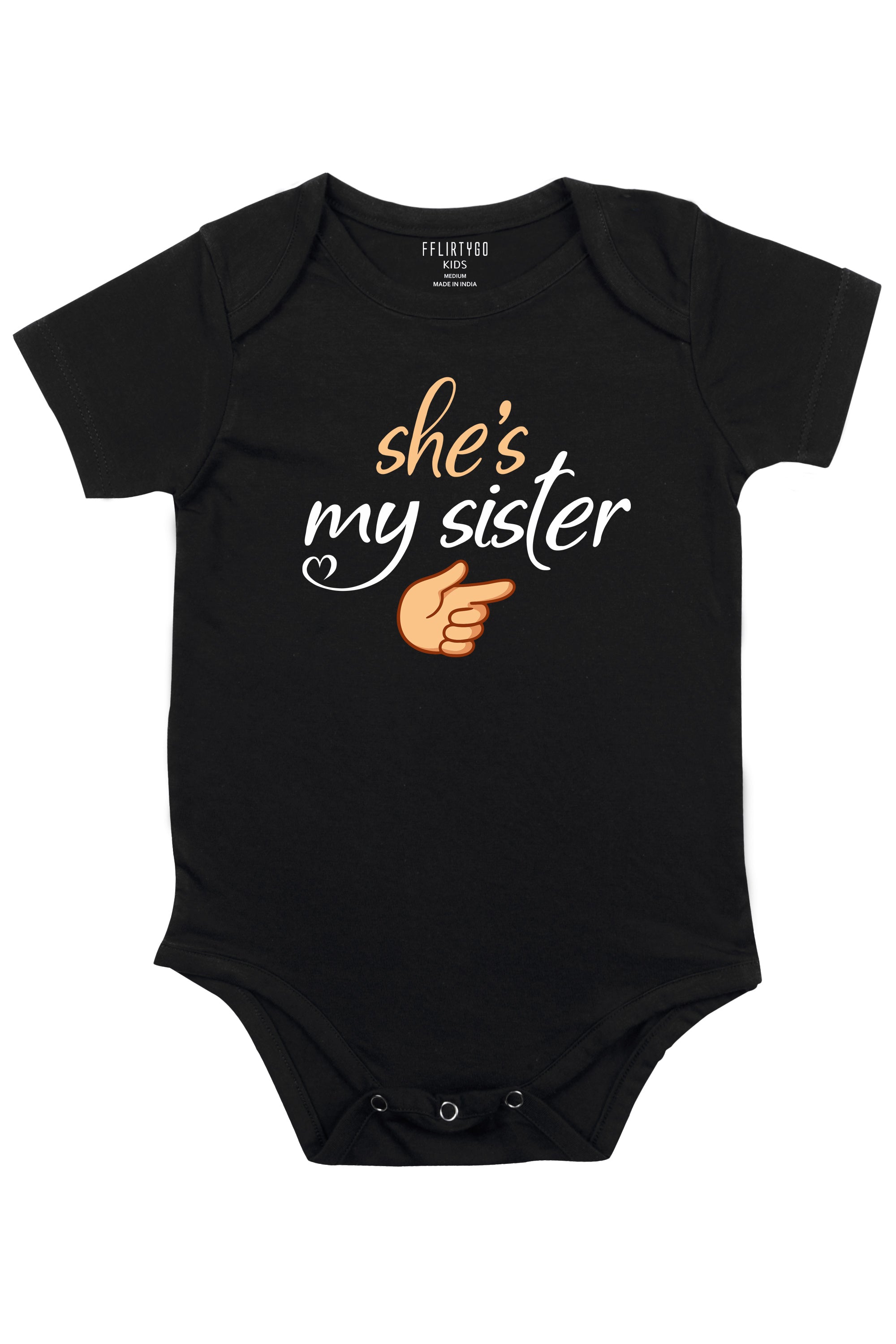 She Is My Sister Baby Romper | Onesies