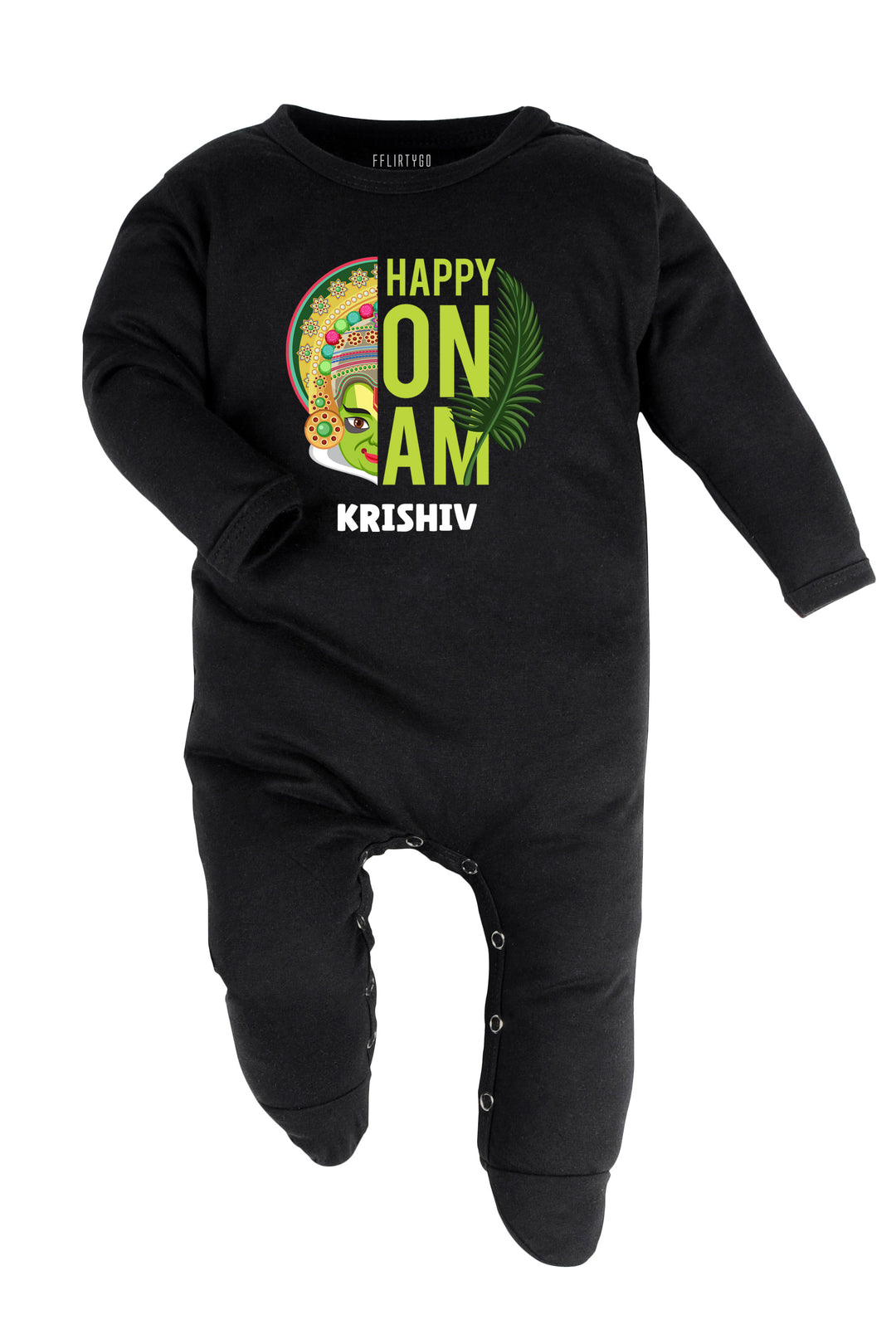 Happy Onam Baby Romper | Onesies w/ Custom Name