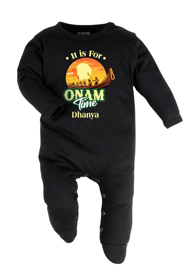 It Is For Onam Time Baby Romper | Onesies w/ Custom Name