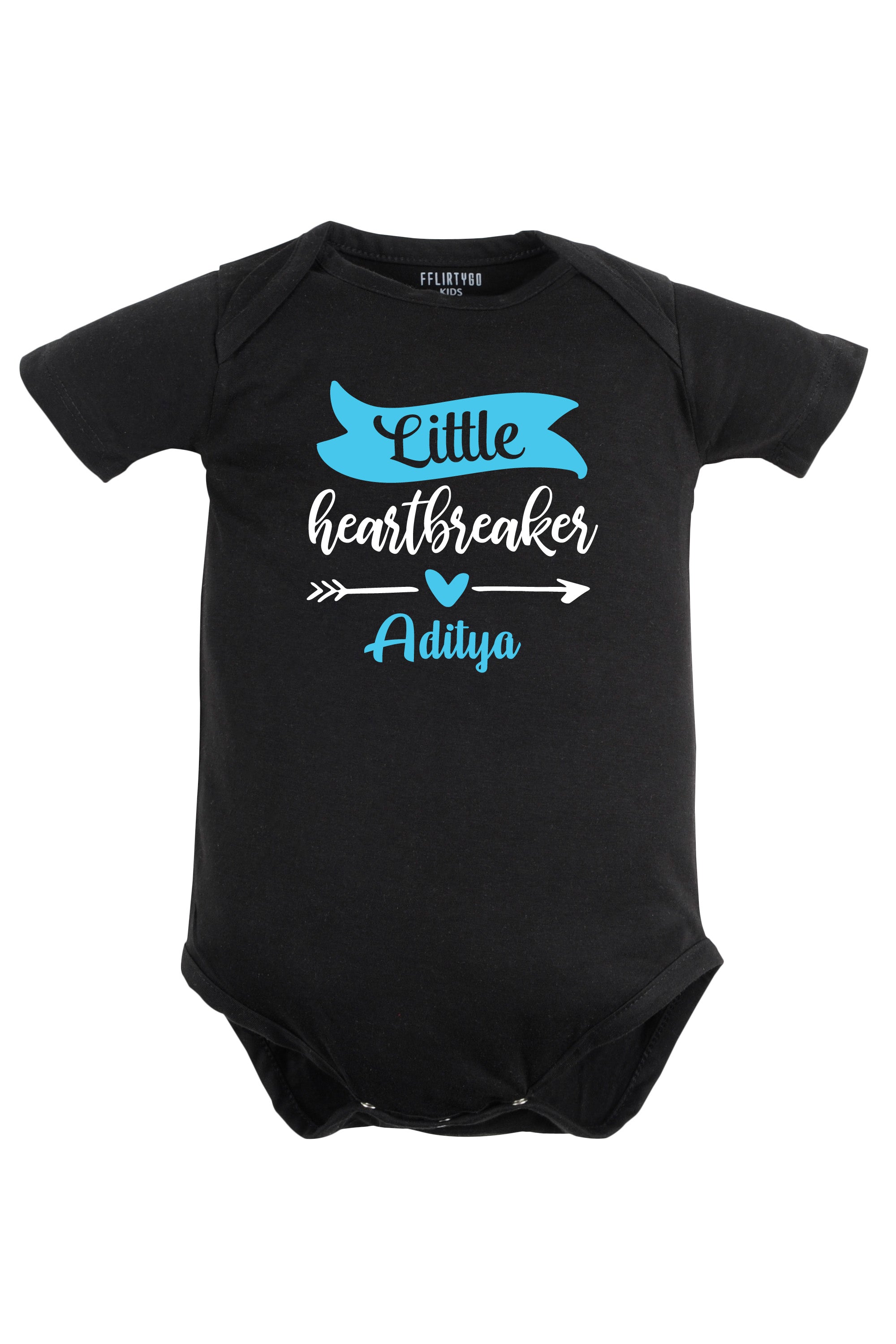 Little Heart Breaker Baby Romper | Onesies w/ Custom Name