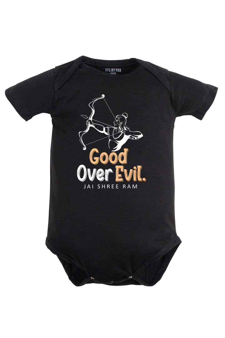 Good Over Evil Jai Shree Ram Baby Romper | Onesies