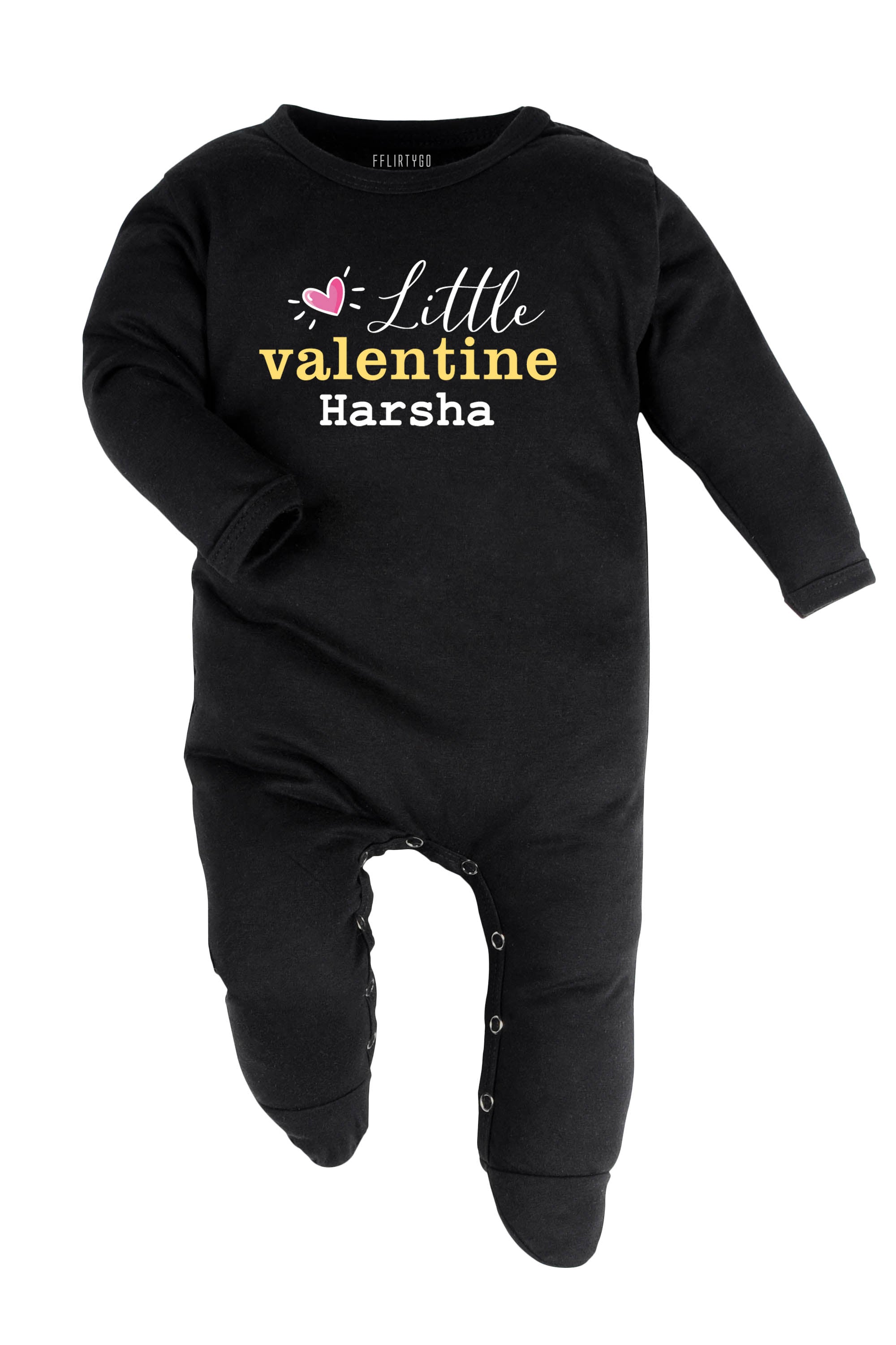 Little Valentine Baby Romper | Onesies w/ Custom Name