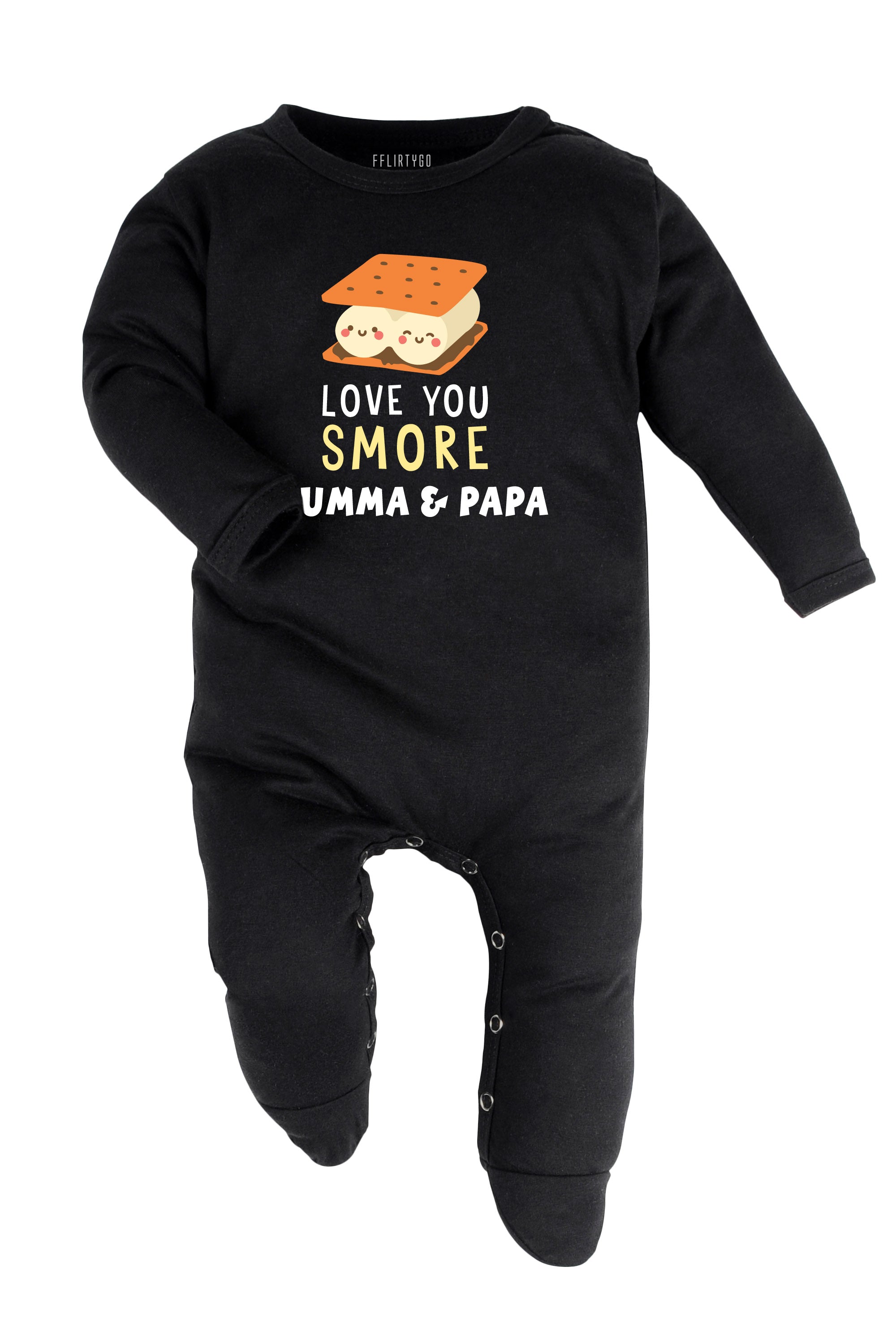 Love You Smore Mumma & Papa Baby Romper | Onesies