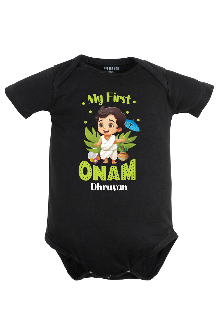 My First Onam Baby Romper | Onesies w/ Custom Name